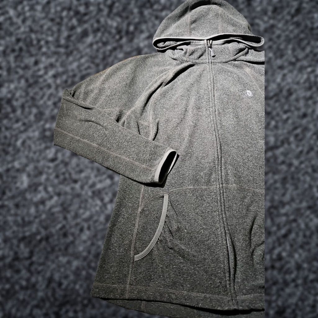 The North Face The North Face Hoodie Womens XL Gray Full Zip Outdoor Jacket Logo Pockets Size XL / US 12-14 / IT 48-50 - 1 Thumbnail