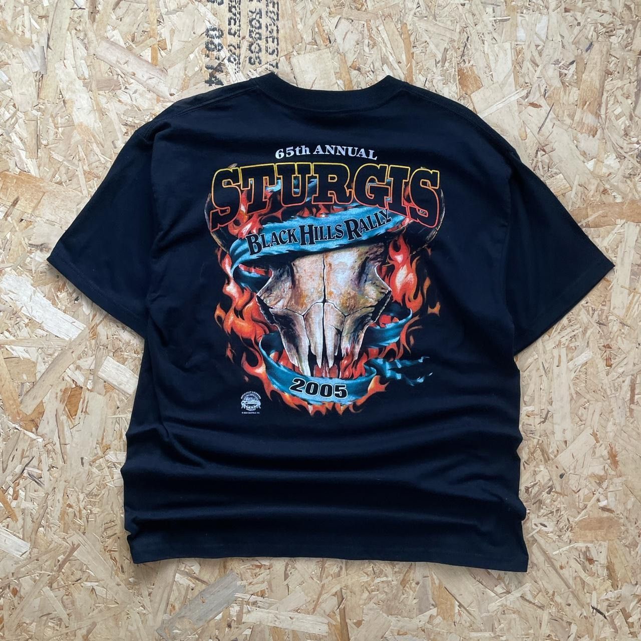 Vintage Vintage 2005 Sturgis Black T Shirt Size US L / EU 52-54 / 3 - 3 Thumbnail