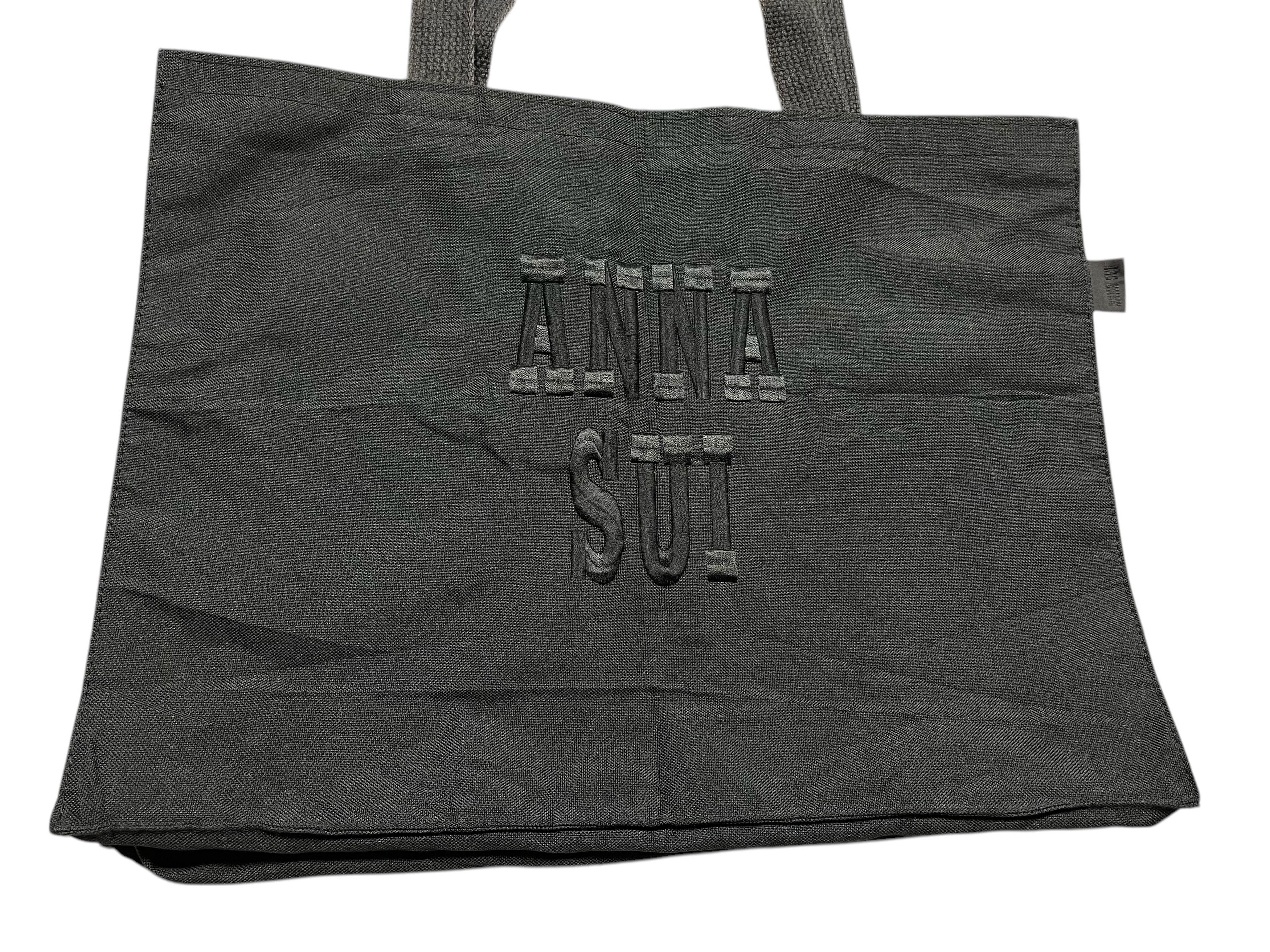 Other Anna Sui Black Embroidered Made In Usa 🇺🇸 Big Tote Bag Size ONE SIZE - 2 Thumbnail