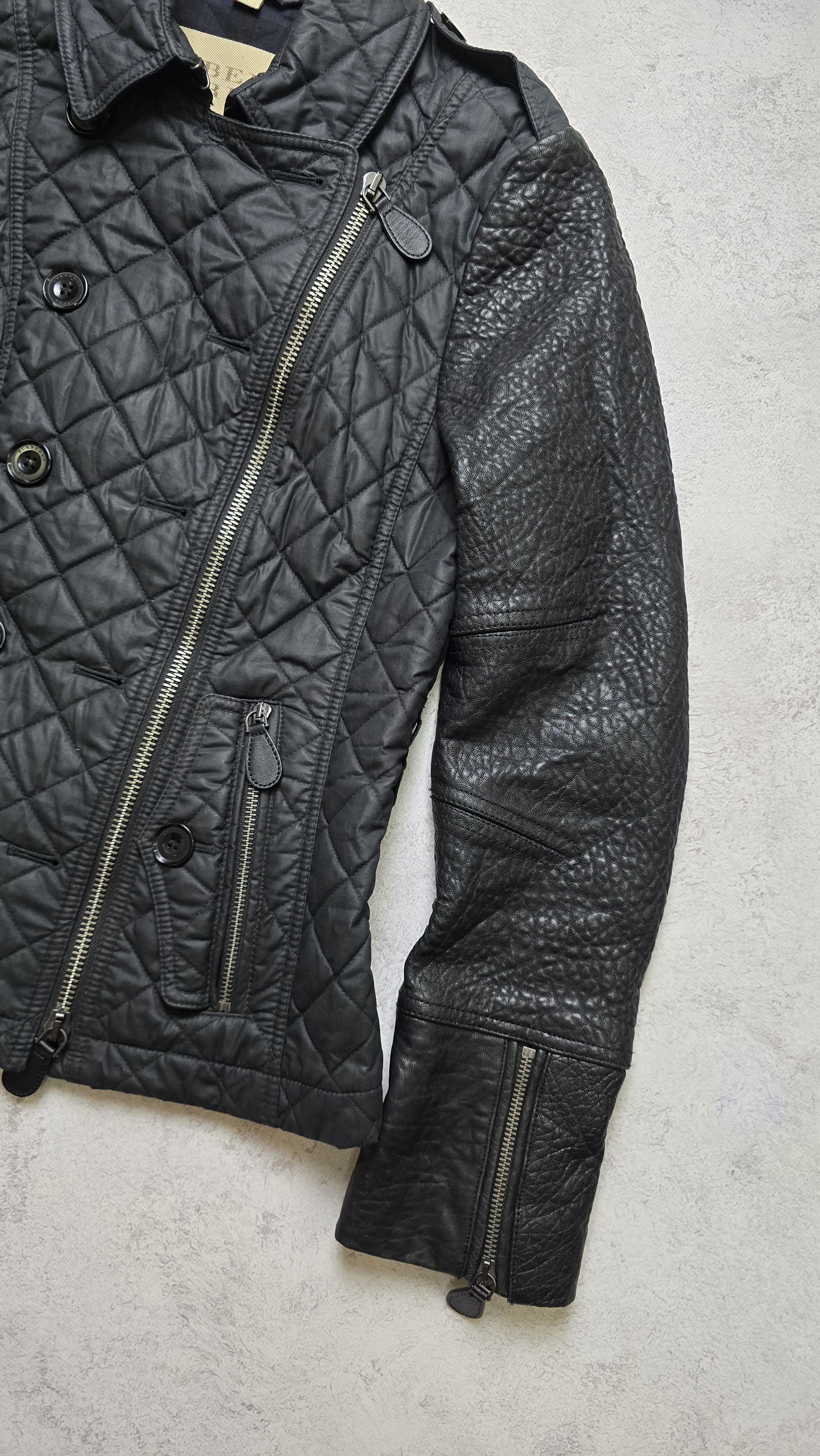 Burberry BURBERRY BRIT Quilted Lamb Leather Sleeve Jacket Size M / US 6-8 / IT 42-44 - 8 Thumbnail
