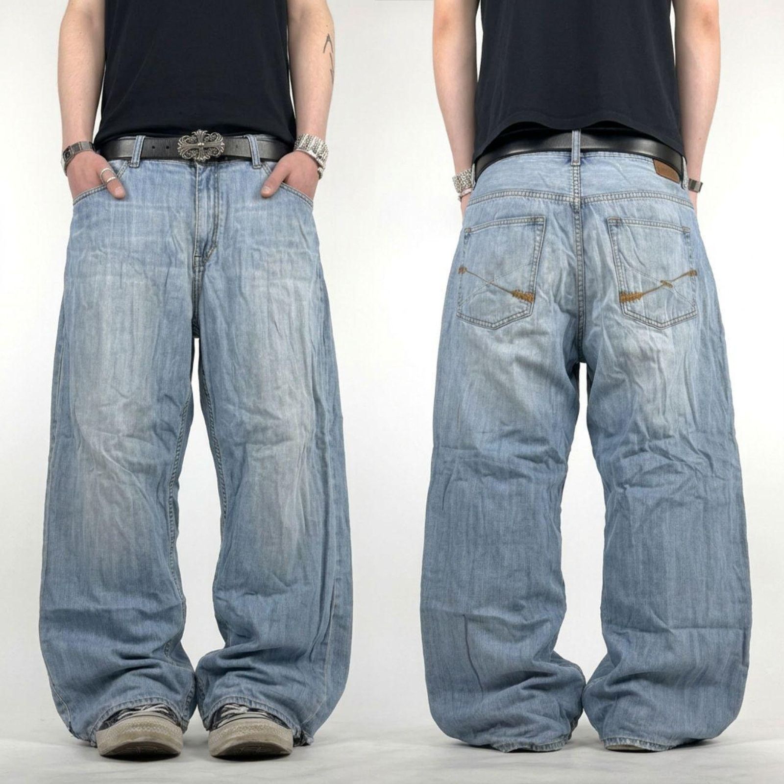 Vintage Vintage Y2K Noiz Unlimited Corduroy Baggy Denim Jeans