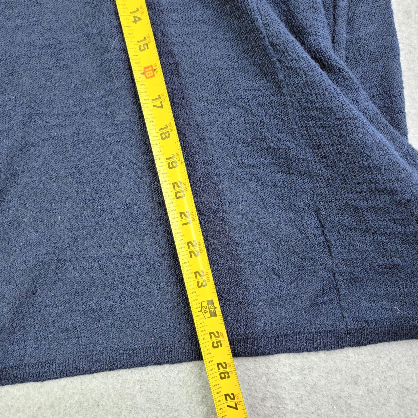 Lilly Pulitzer Lilly Pulitzer Cardigan Womens Medium Blue Open Front Pockets Knit Sweater Size M / US 6-8 / IT 42-44 - 7 Thumbnail