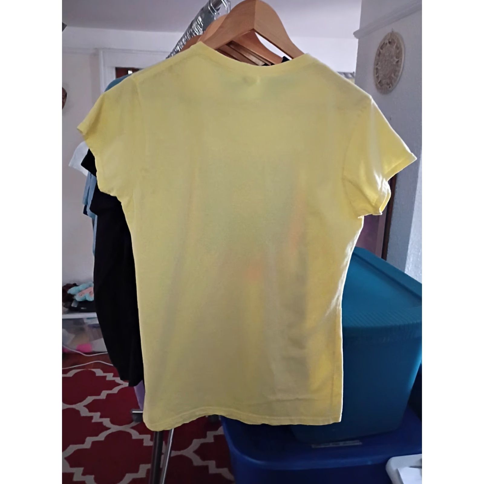 Gildan Ladies Grateful Dead T-Shirt Ringspun XL Yellow 100% Cotton Rock Psychedelic Womens XL Size XL / US 12-14 / IT 48-50 - 4 Thumbnail