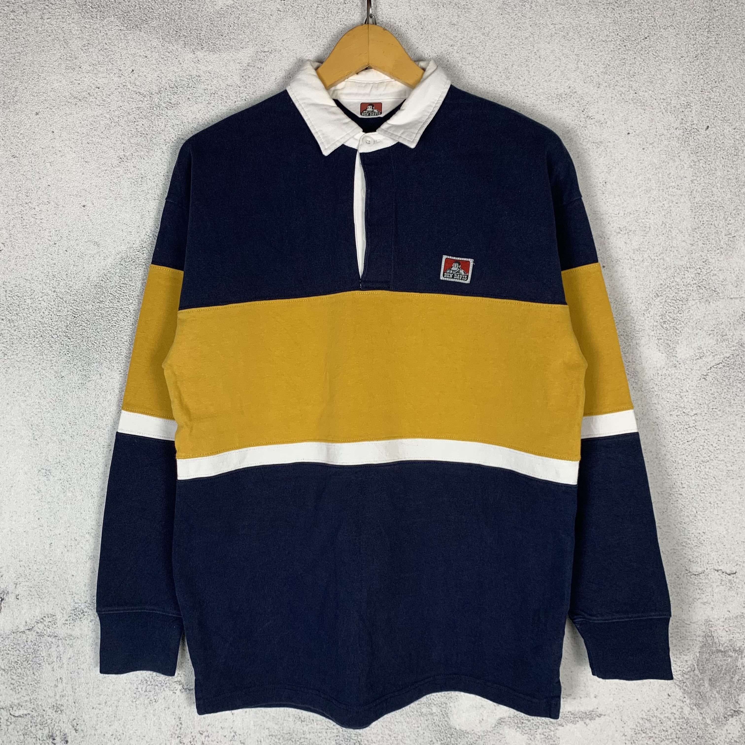 Ben Davis Ben Davis Rugby Polo Shirt Longsleeve Size US L / EU 52-54 / 3 - 1 Thumbnail