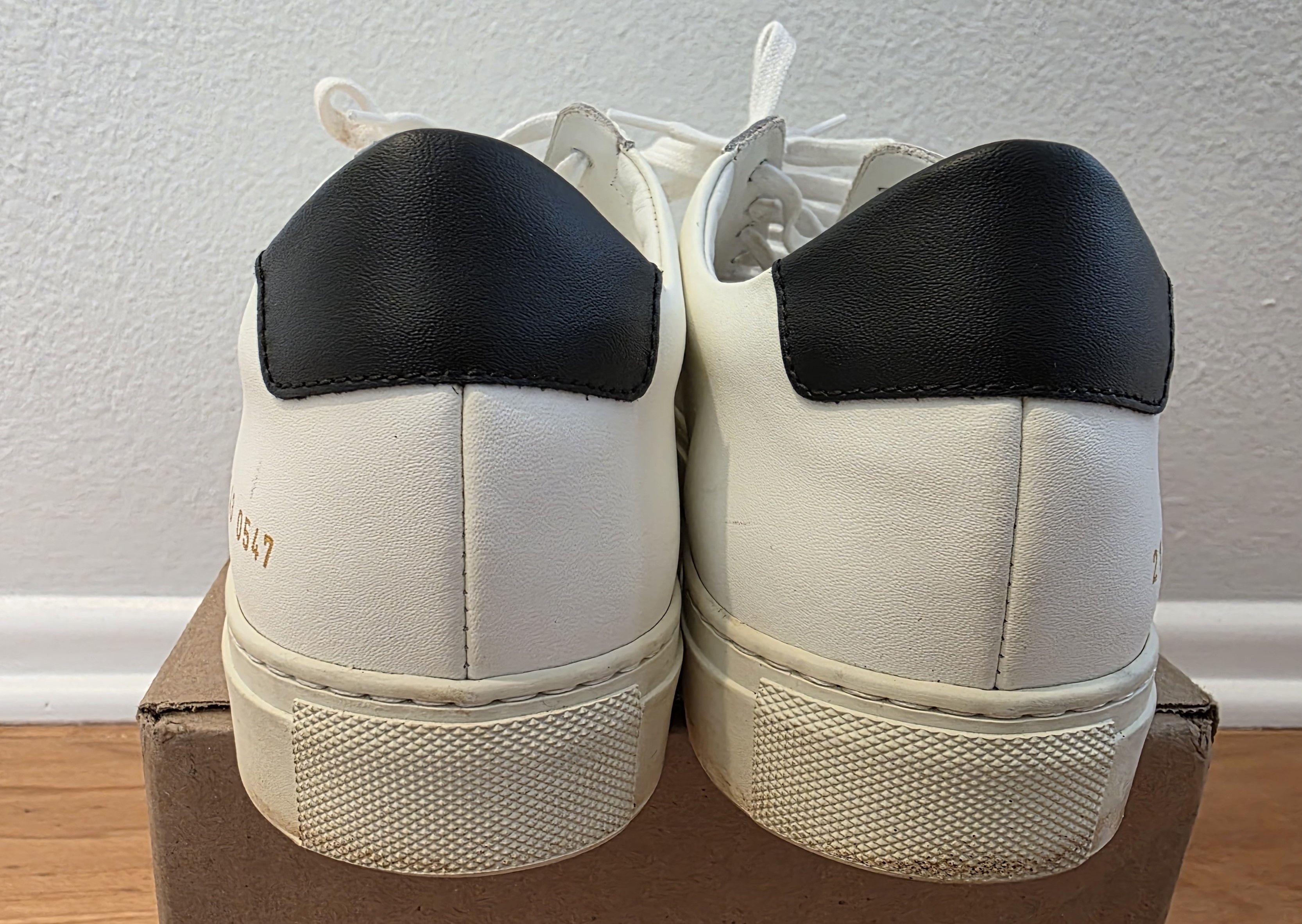 Common Projects Common Projects Men's Achilles Leather Low-Top Sneakers - 43 Size US 10 / EU 43 - 3 Thumbnail
