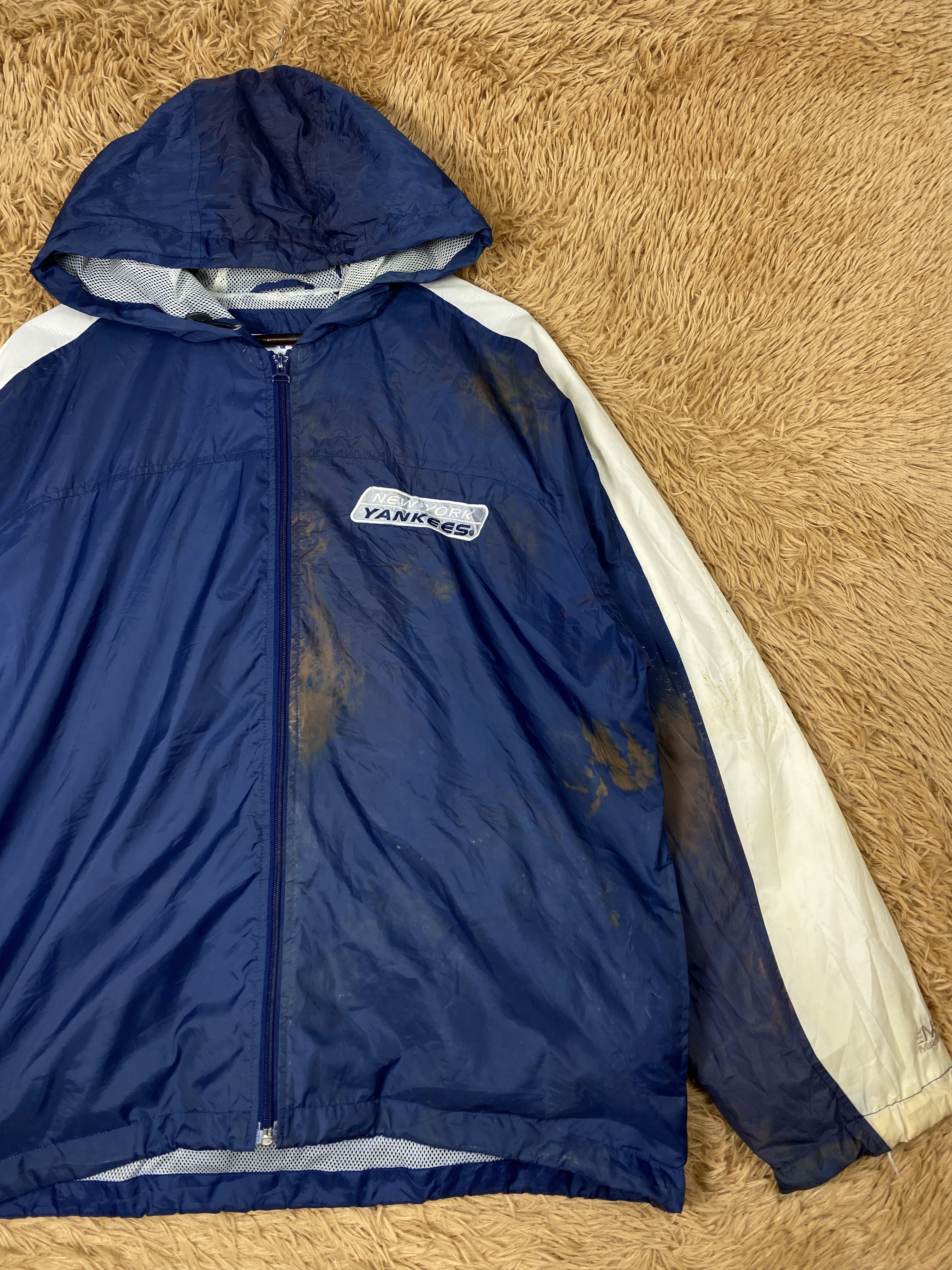 Mirage Vintage New York Yankees Mirage Windbreaker Jacket PJ2579 Size US L / EU 52-54 / 3 - 4 Thumbnail