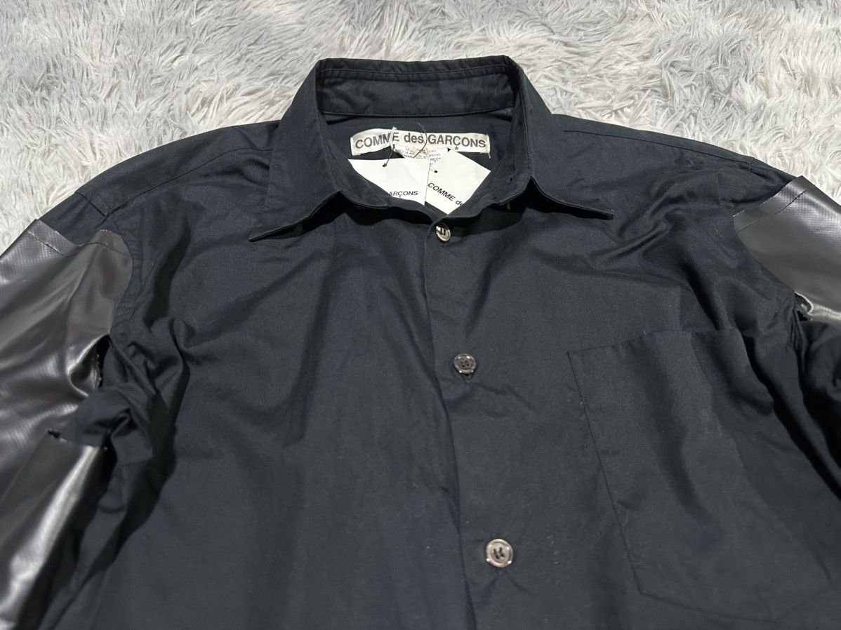Comme des Garcons 🔥Archived Ss10 Comme Des Garcons Long Shirt PVC Sleeve Size US XS / EU 42 / 0 - 11 Thumbnail