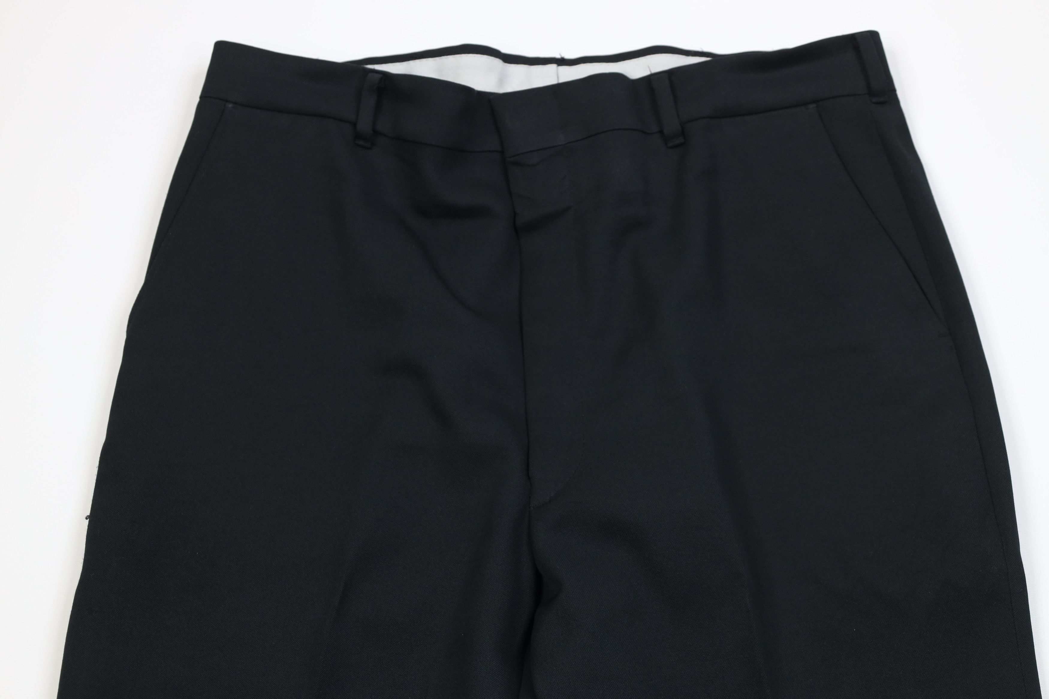 Vintage Vintage 70s Streetwear Flared Wide Leg Chino Pants Black USA Size US 36 / EU 52 - 2 Thumbnail