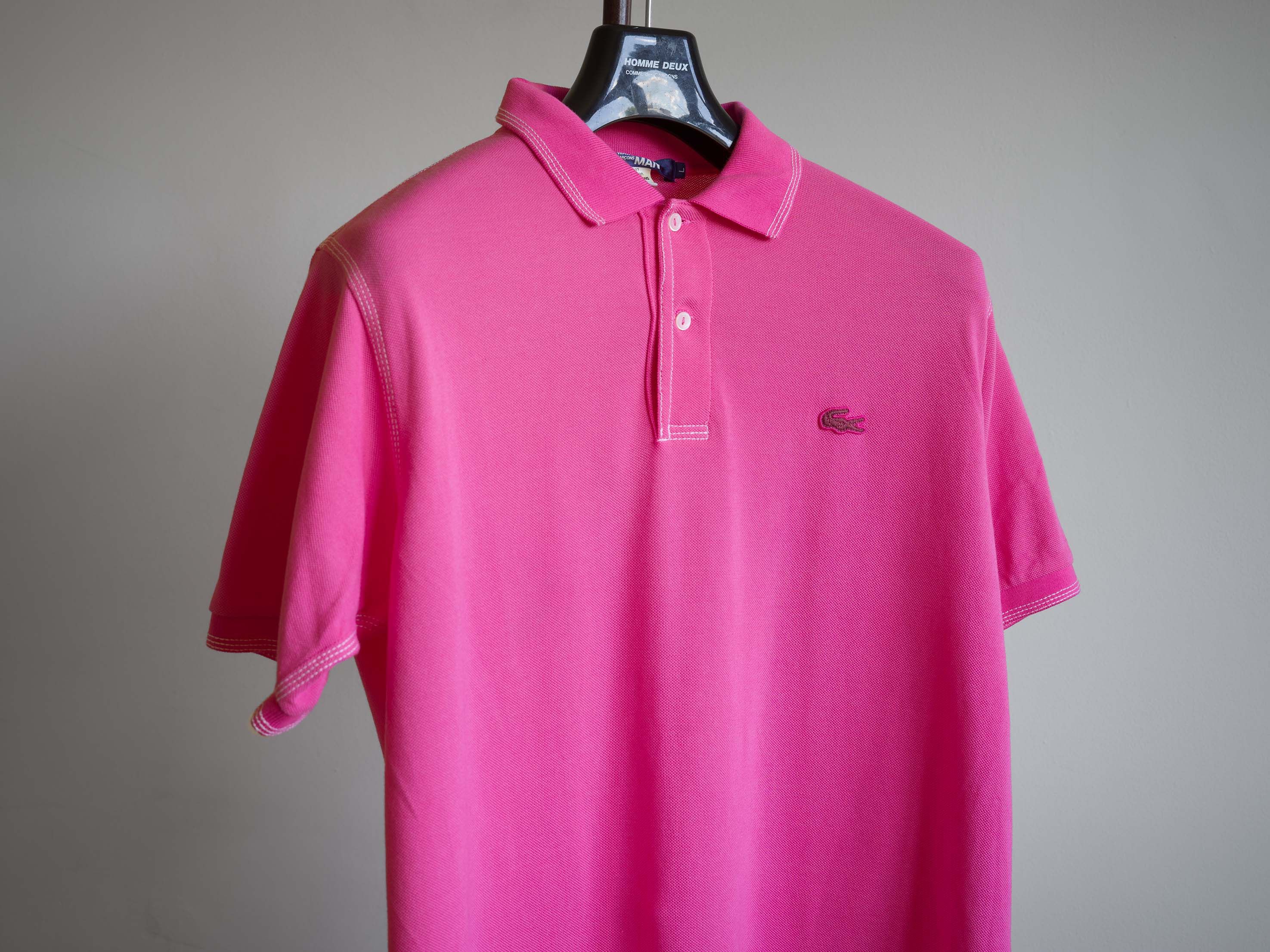 Junya Watanabe × Lacoste SS2006 JUNYA WATANABE MAN x LACOSTE RECONSTRUCTED POLO SHIRT Size US L / EU 52-54 / 3 - 4 Thumbnail