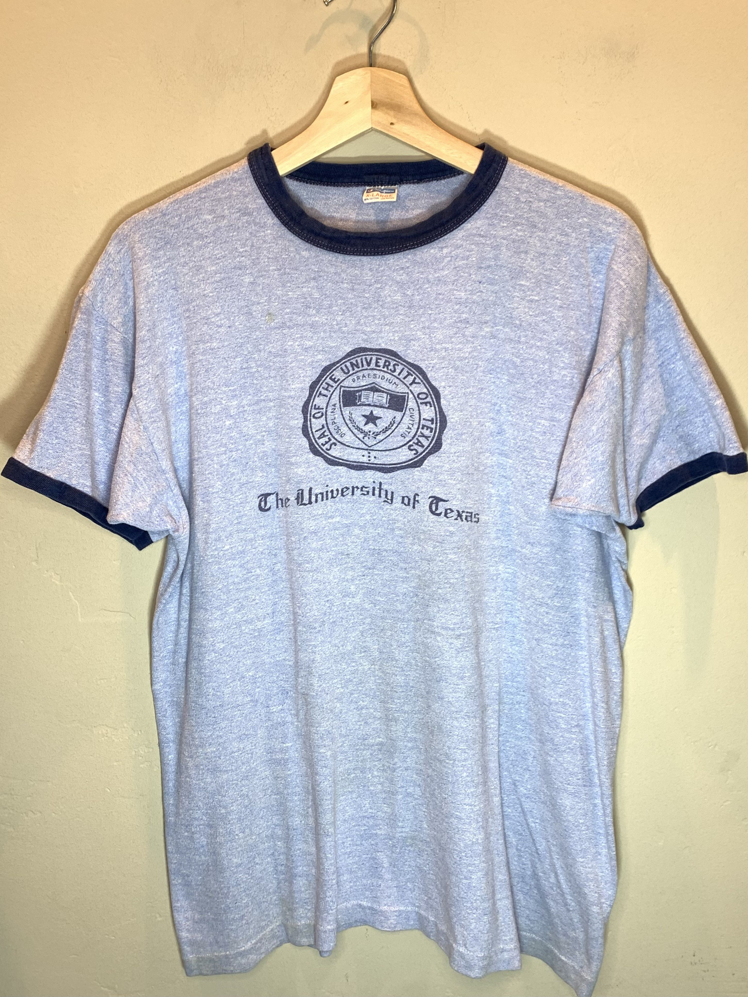 Champion RARE* Vintage 70’s University Texas Champion Longhorns Shirt Size US XL / EU 56 / 4 - 1 Thumbnail