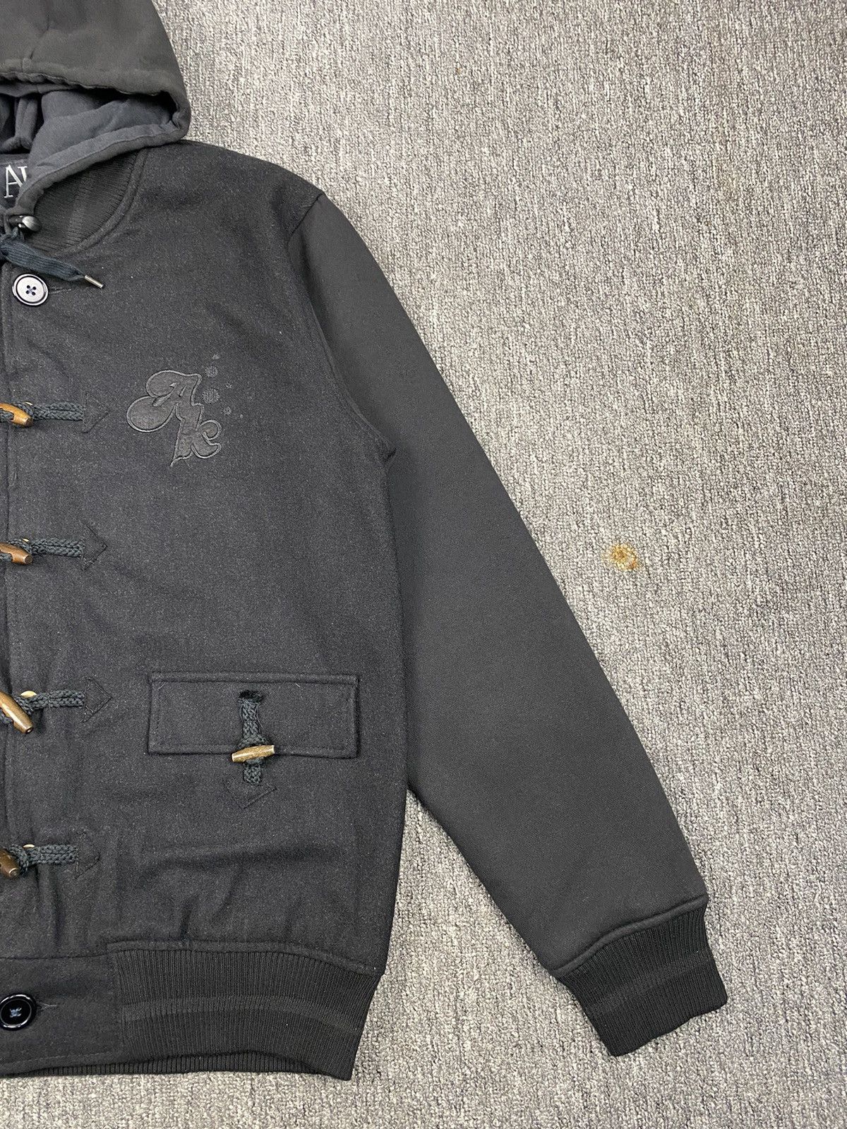 Akomplice × Japanese Brand Akomplice Wool Toggle Varsity Jacket Size US XL / EU 56 / 4 - 4 Thumbnail