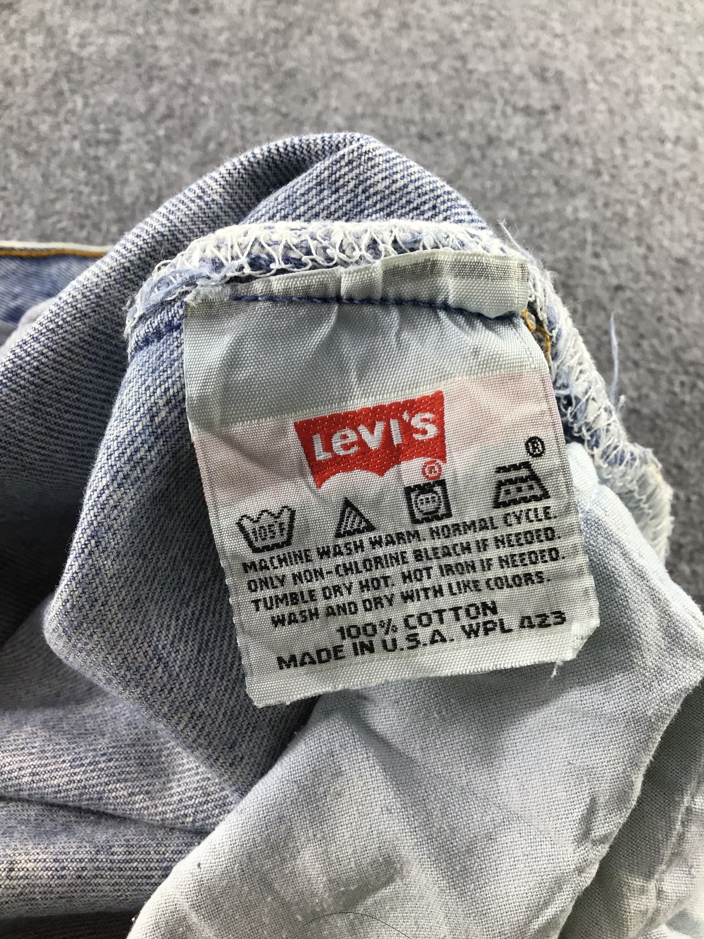 Levi's × Vintage Vintage 90s Levis 501 Jeans-JM346 Size US 35 - 9 Thumbnail