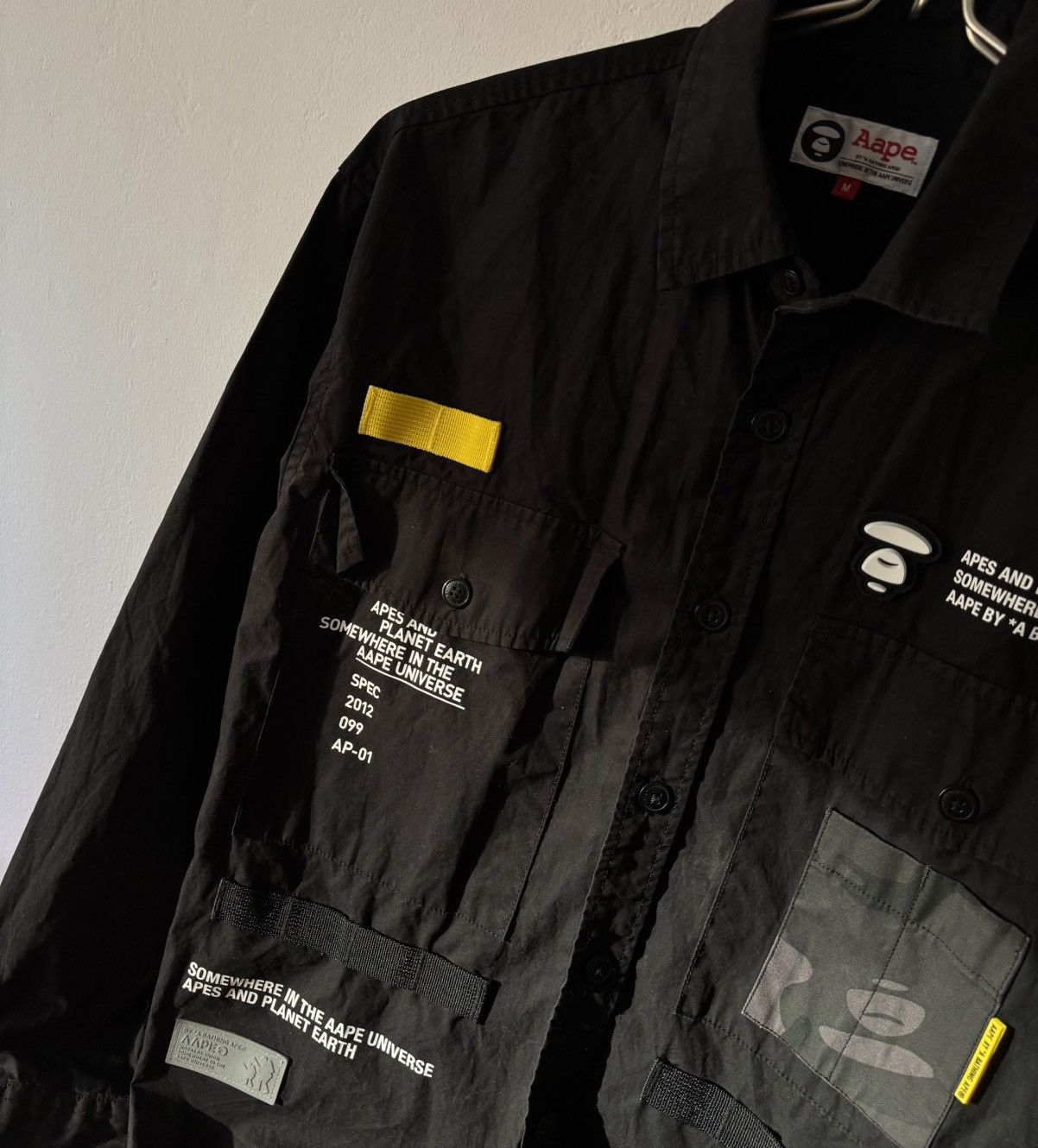 Aape Bape Aape Shirt Overshirt Military Logo Size US M / EU 48-50 / 2 - 3 Thumbnail