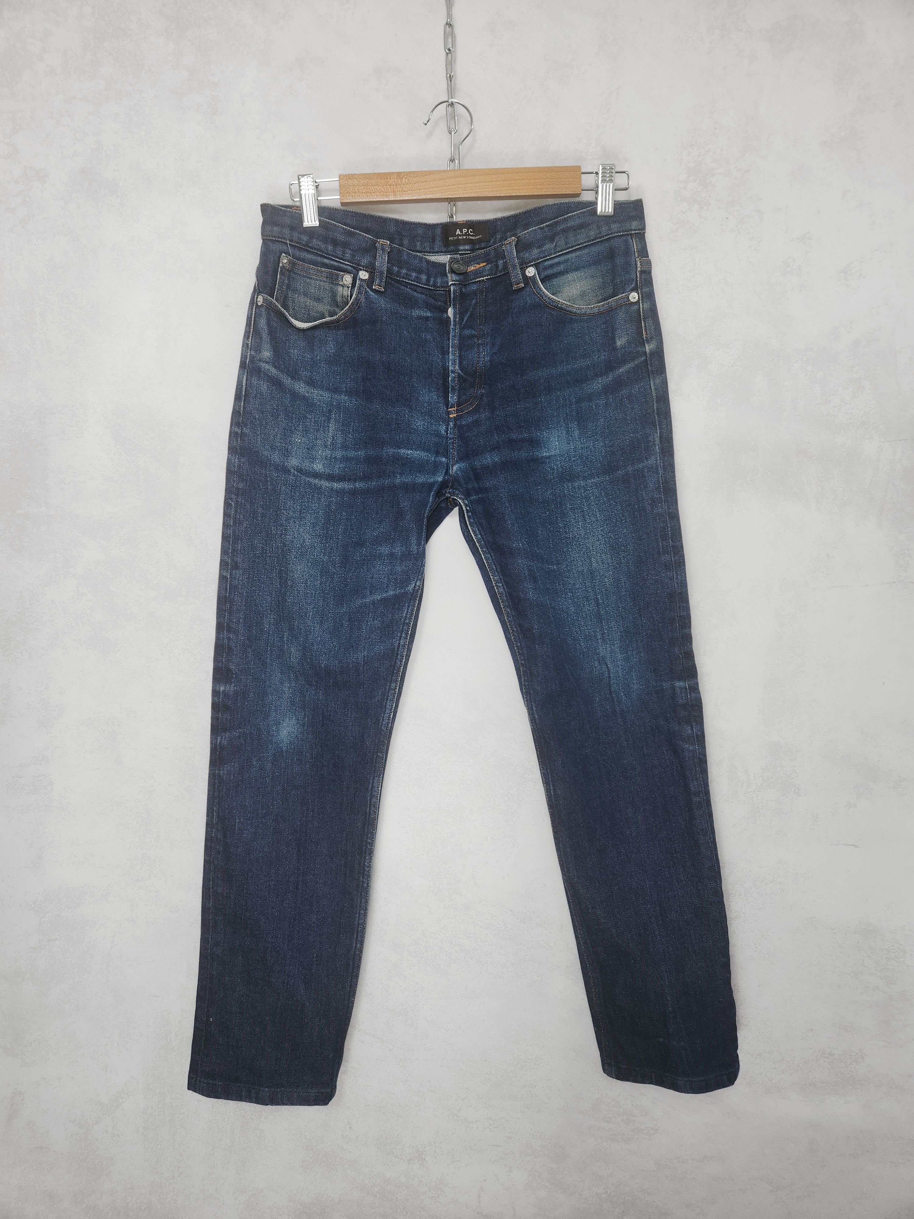 A.P.C. APC denim straight blue jeans size 32 Size US 32 / EU 48 - 1 Thumbnail