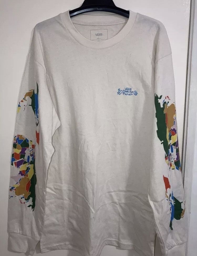 Vans Vintage Vans Save Our Planet Earth Peace Hippie T-shirt Size US S / EU 44-46 / 1 - 1 Thumbnail