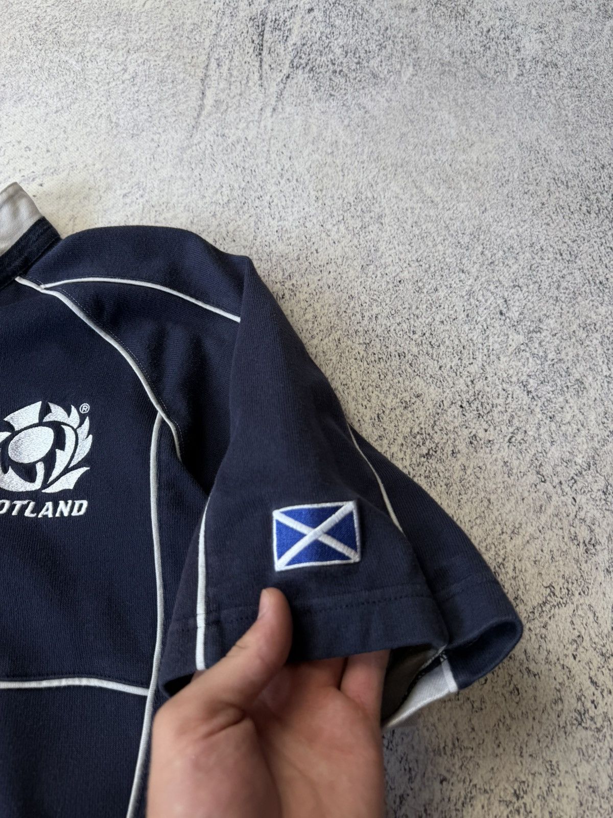Pringle Of Scotland Scotland Rugby Jersey vintage world cup 2007 Canterbury #30 Size US M / EU 48-50 / 2 - 12 Thumbnail