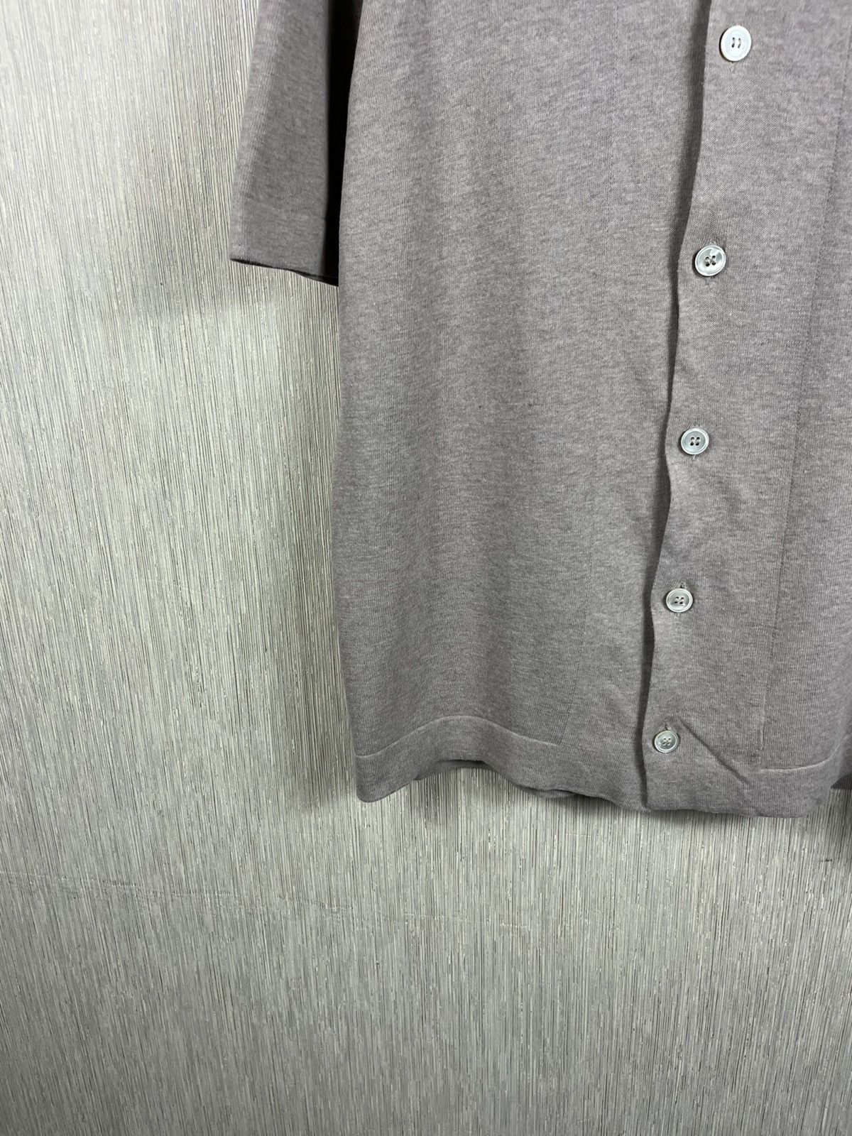 Gran Sasso Gran Sasso cotton button up short sleeve shirt tee cardigan Size US M / EU 48-50 / 2 - 7 Thumbnail