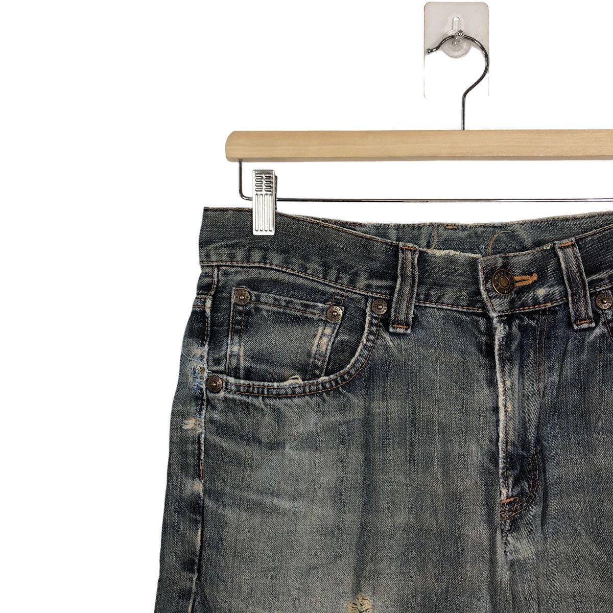 Japanese Brand ☄️90’s DISTRESSED DENIM JEANS EDWIN 503 MADE IN JAPAN Size US 30 / EU 46 - 6 Thumbnail