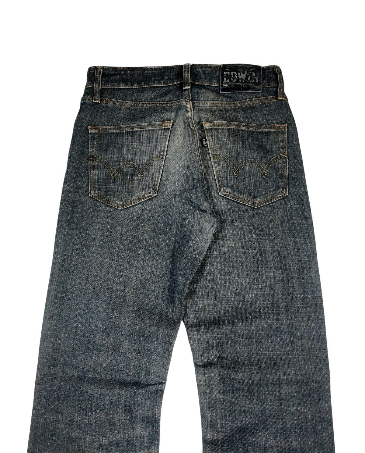 Japanese Brand Edwin distressed mudwash jeans Size US 30 / EU 46 - 5 Thumbnail