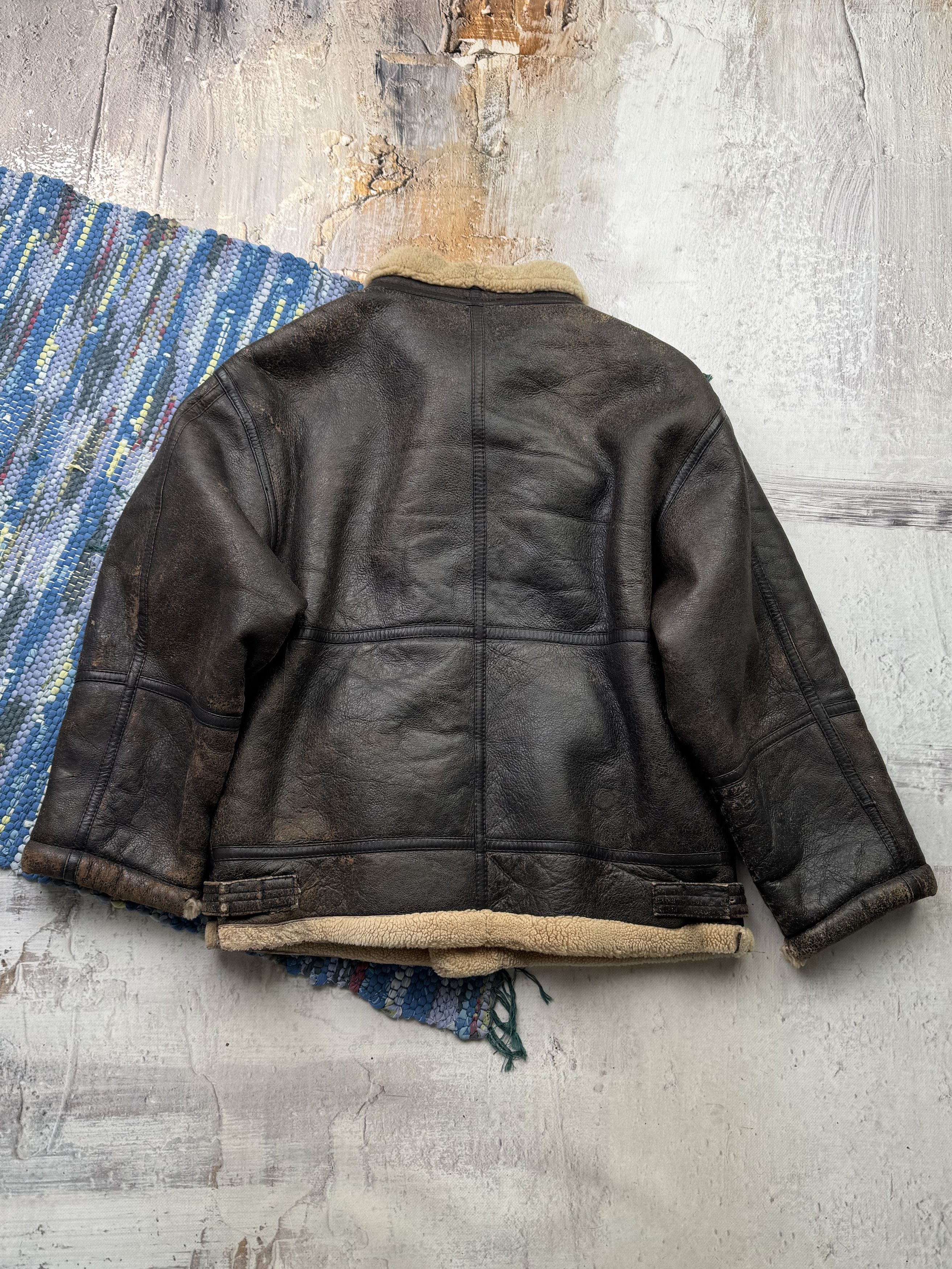 Vintage Vintage Real Sheepskin Jacket A683D15(464) Size US S / EU 44-46 / 1 - 10 Thumbnail
