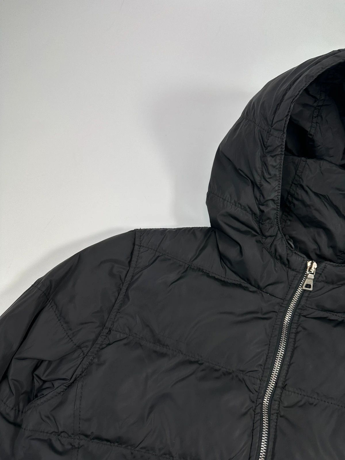 Prada Prada Sport FW08 Black Nylon Down Hooded Puffer Jacket Size S / US 4 / IT 40 - 4 Thumbnail