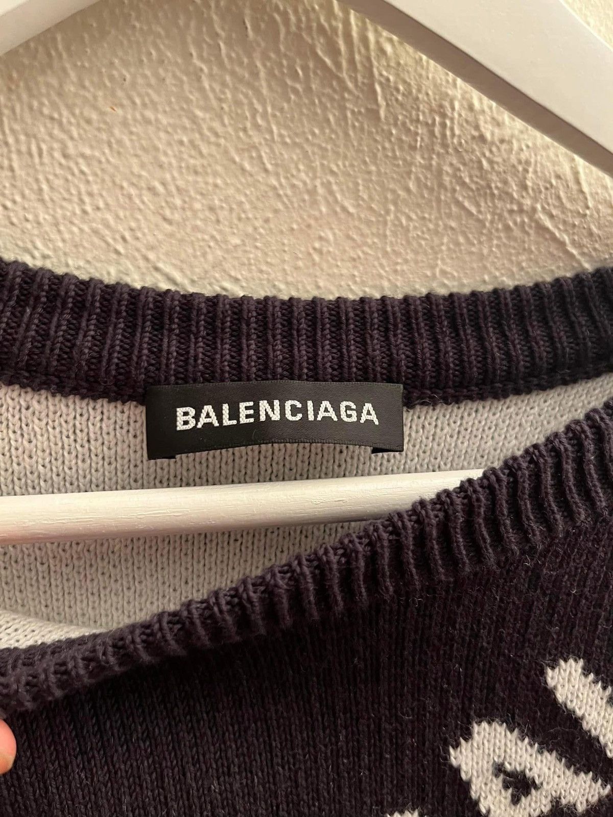 Balenciaga Logo sweater Size US L / EU 52-54 / 3 - 5 Thumbnail