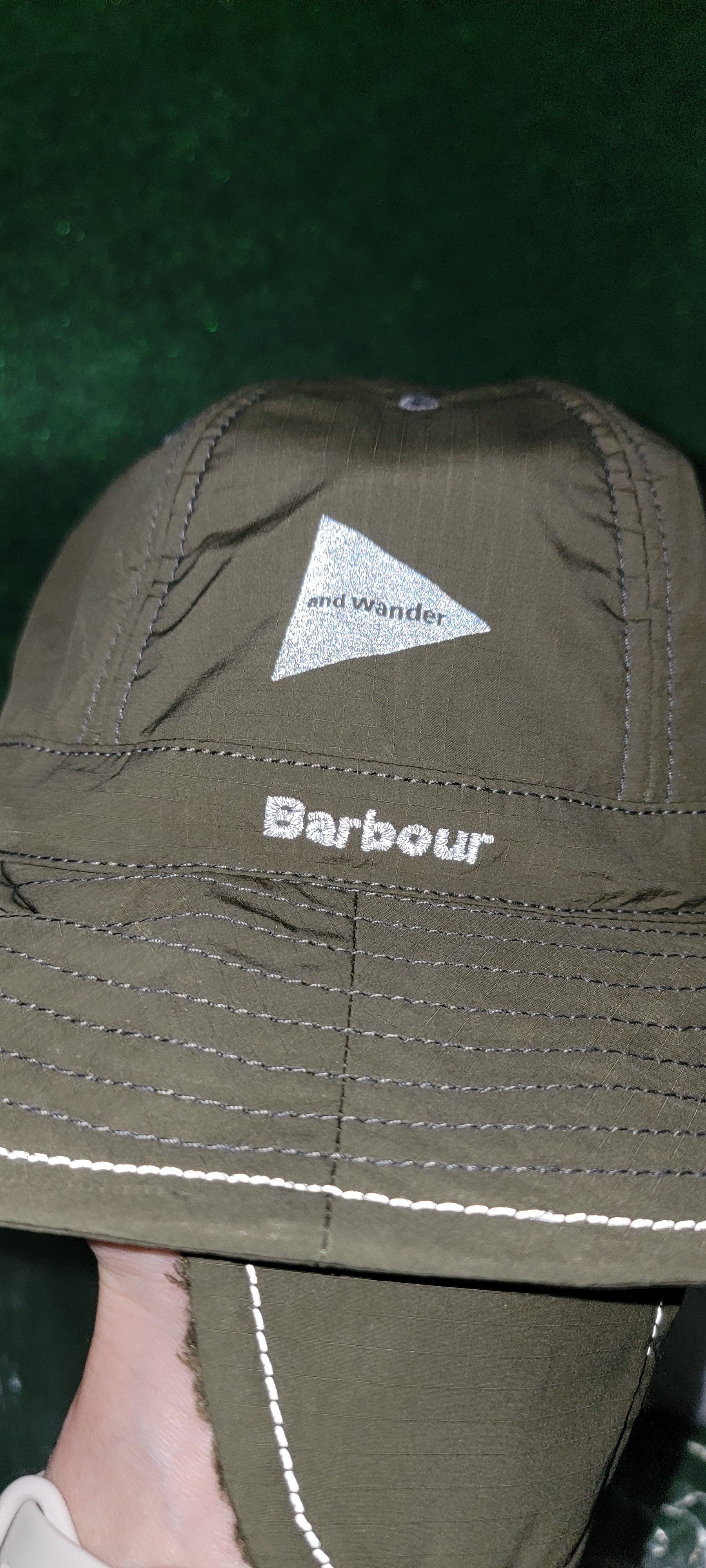 And Wander × Barbour Barbour x and wander bucket hat size L/XL Size ONE SIZE - 3 Thumbnail