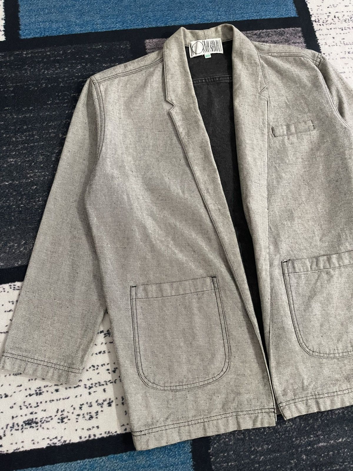 Norma Kamali Vintage Norma Kamali Button Less Jacket Size L / US 10 / IT 46 - 4 Thumbnail
