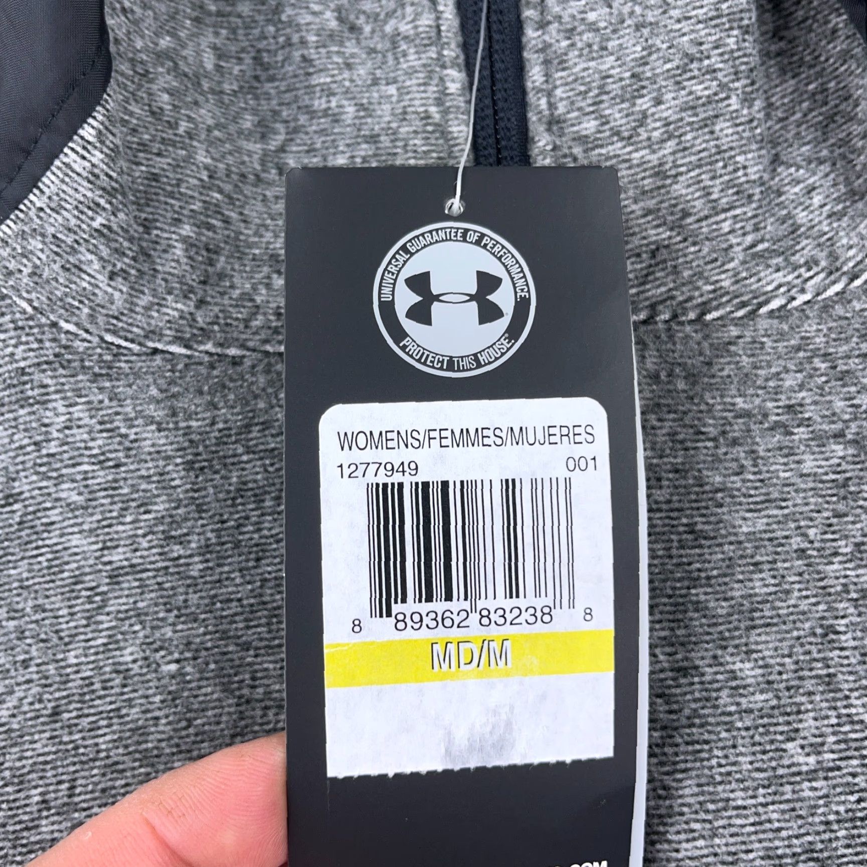 Under Armour Under Armour Vest Women M Gray Black Zip Up Loose Fit Cold Gear Outdoor New Size M / US 6-8 / IT 42-44 - 6 Thumbnail