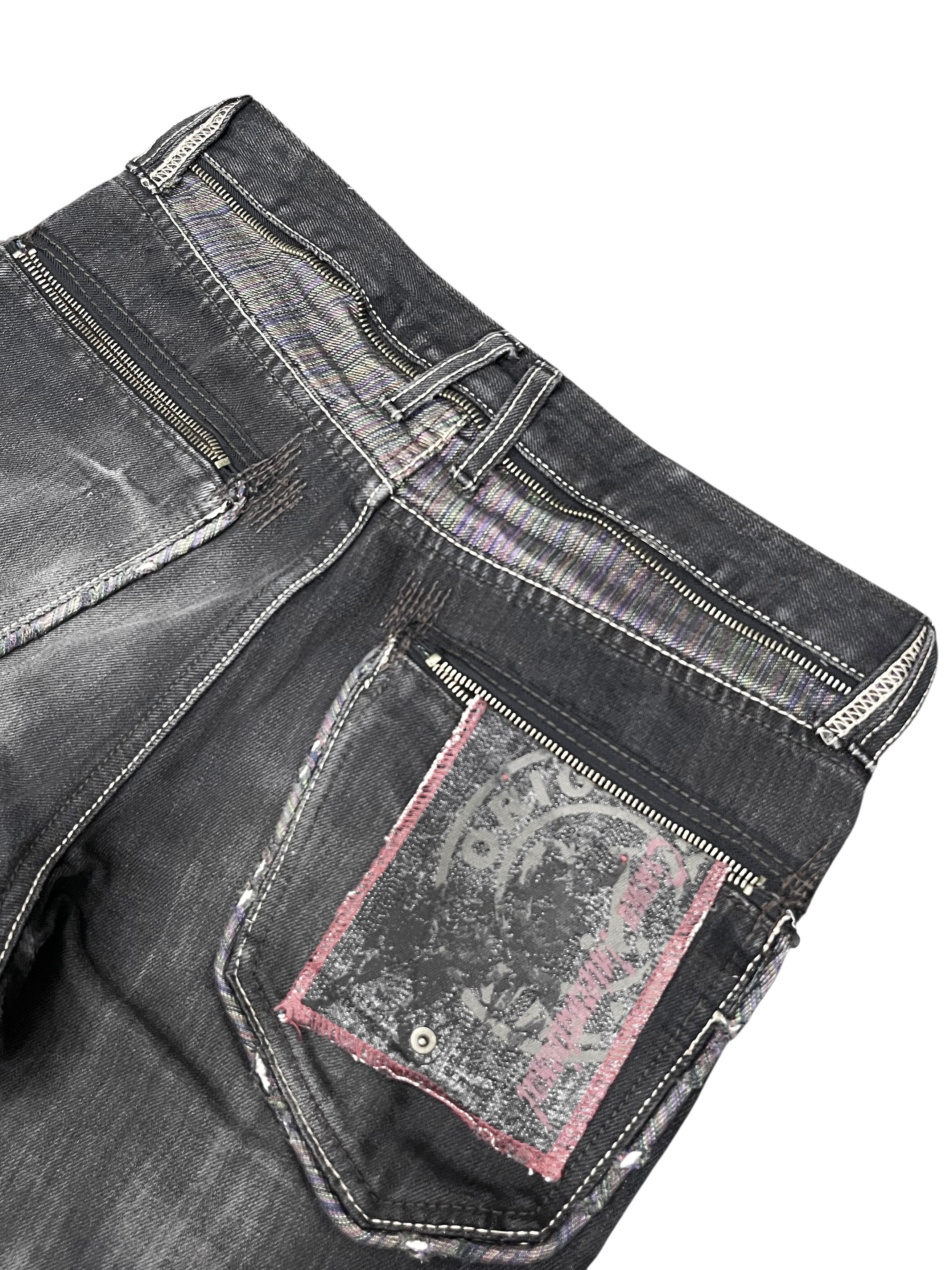Edition Japan 🔥Gumu Japan Rust-Fade Iridescent Denim Bushpants Rare Grail Size US 29 - 11 Thumbnail