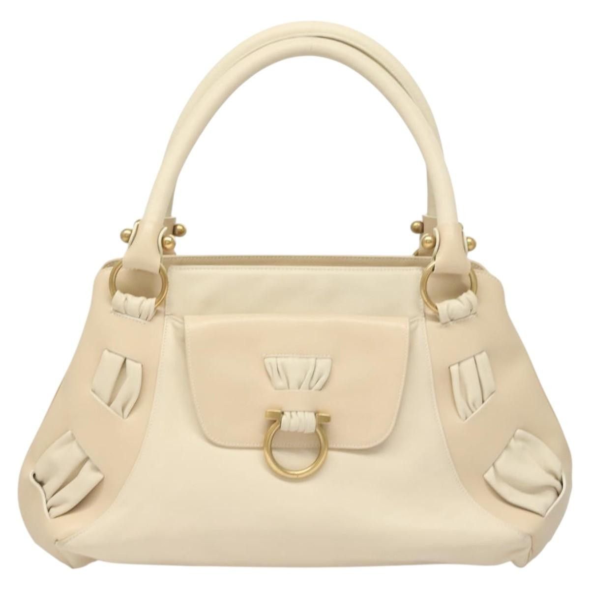 Salvatore Ferragamo Salvatore Ferragamo Gancini Shoulder Bag Leather Size ONE SIZE - 1 Thumbnail