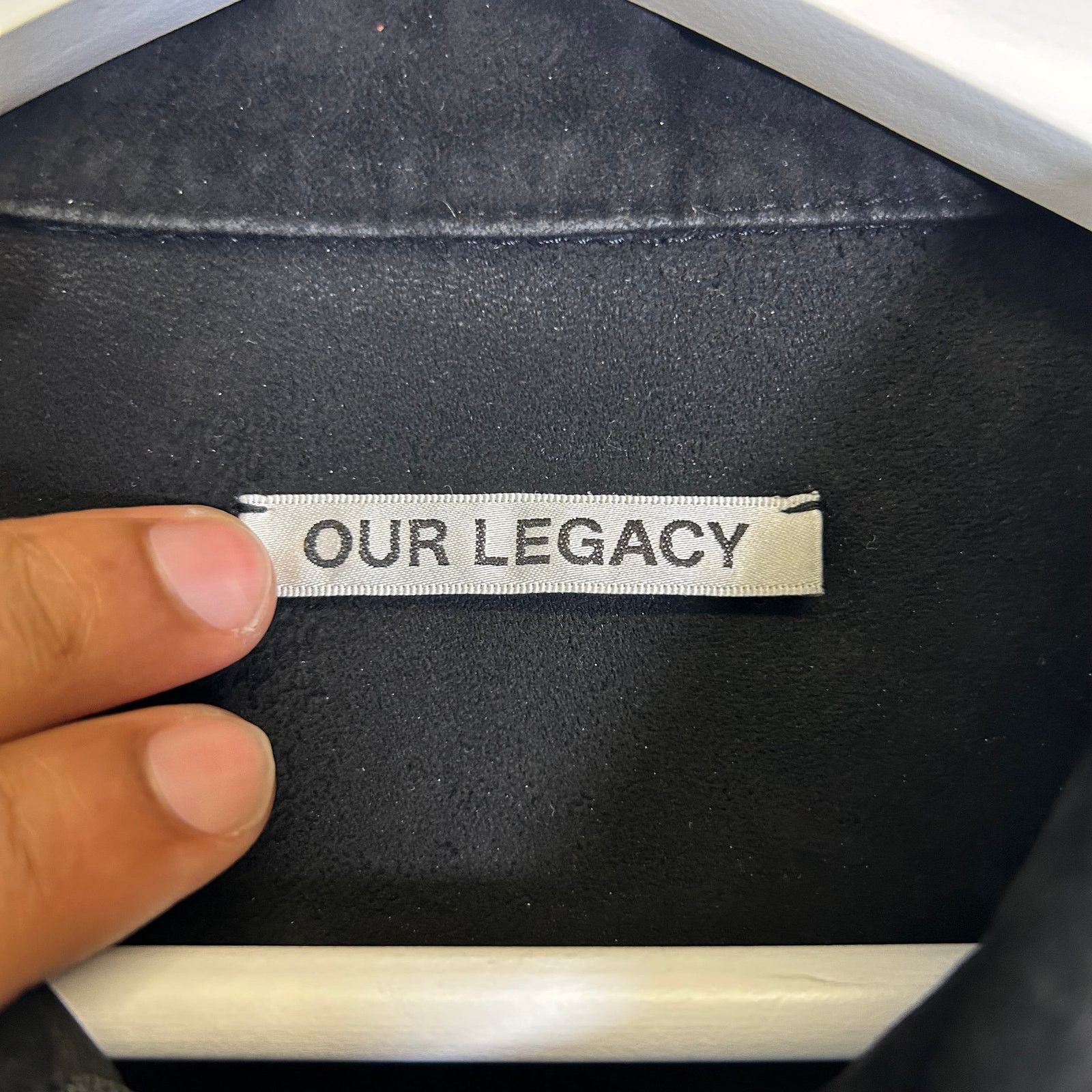 Our Legacy Our Legacy Black Suede Zip Up Jacket Size M Size US M / EU 48-50 / 2 - 2 Thumbnail