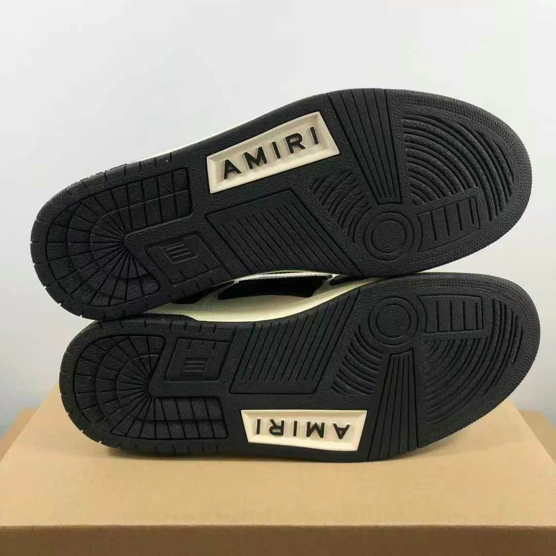 Amiri Amiri bone shoes, low-top, white/black Size US 9 / EU 42 - 8 Thumbnail
