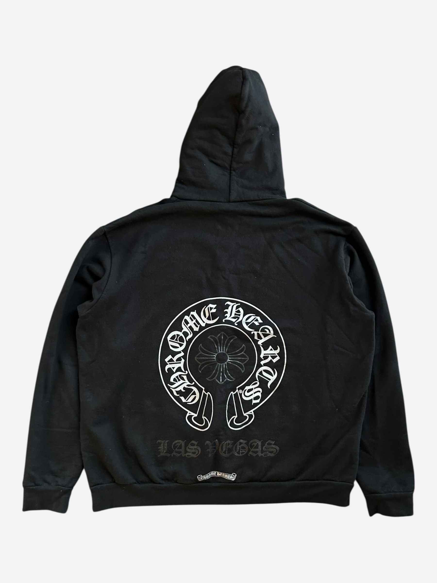 Chrome Hearts Chrome Hearts Black & White Las Vegas Horseshoe Logo Hoodie Size US XL / EU 56 / 4 - 2 Thumbnail