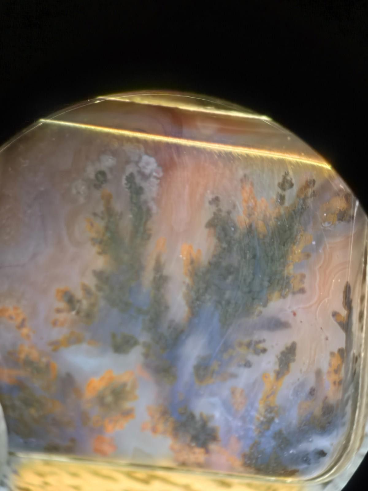 Gianni Valentino Vtg 10K Gold Scenic Dendritic Agate Brooch – Giovanni Apa Size ONE SIZE - 6 Thumbnail
