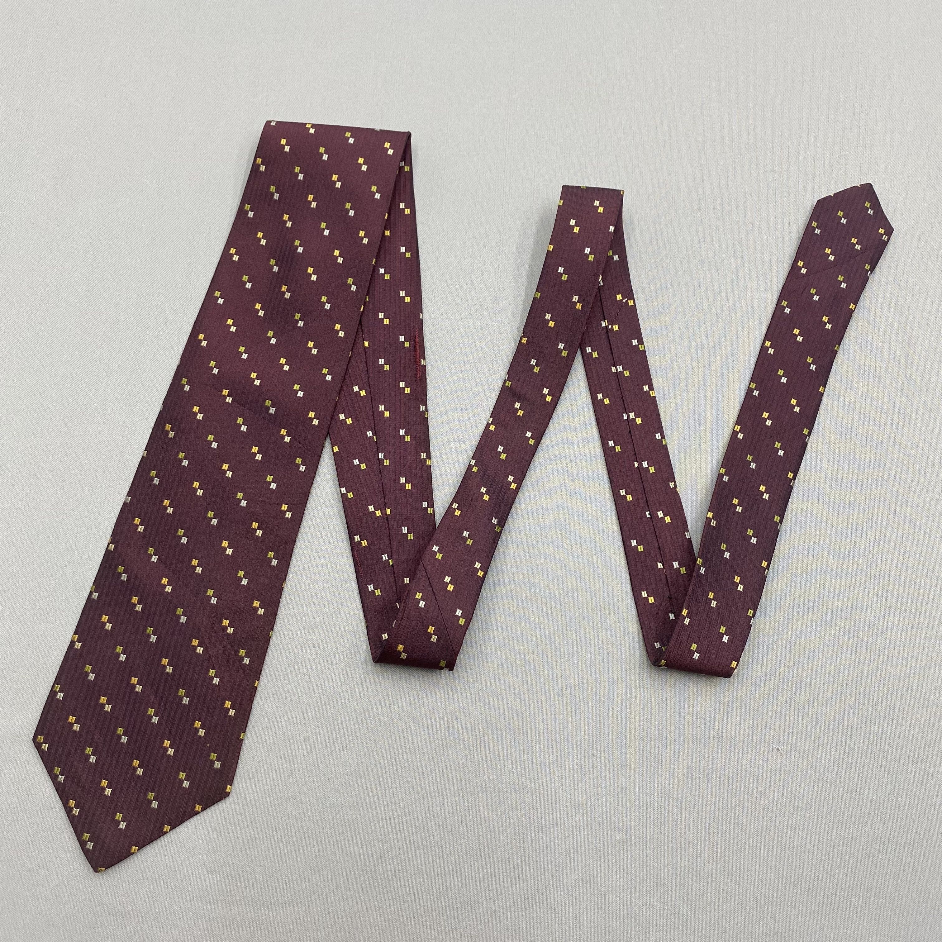 Japanese Brand Vintage Yves Saint Laurent SILK Necktie Cravate Pure Silk Size ONE SIZE - 5 Thumbnail