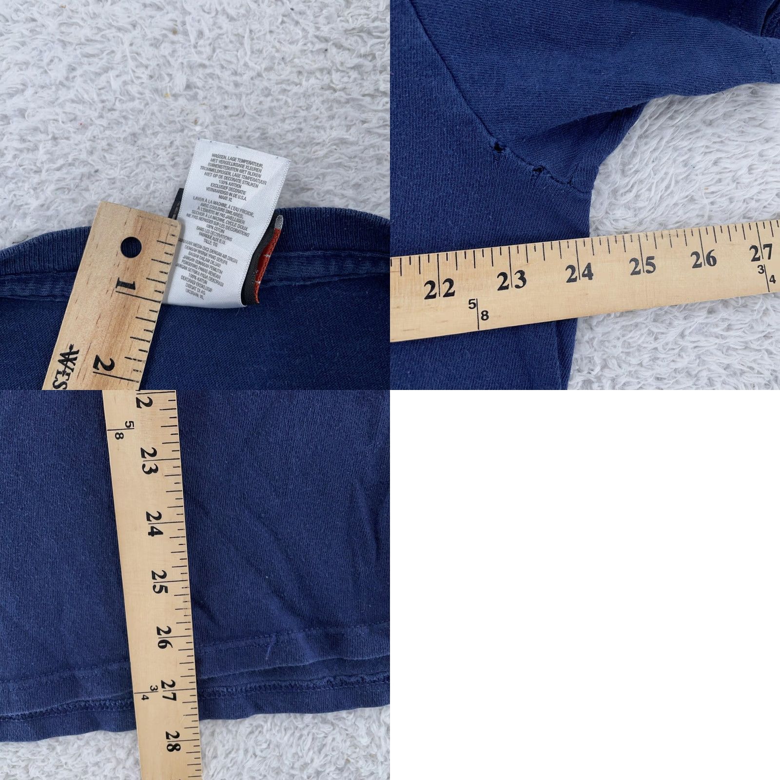 Harley Davidson Harley-Davidson Freedom Shirt Mens XL Blue Canada USA Ottawa Ontario Graphic Print Front Logo Casual T-Shirt Size US XL / EU 56 / 4 - 9 Thumbnail