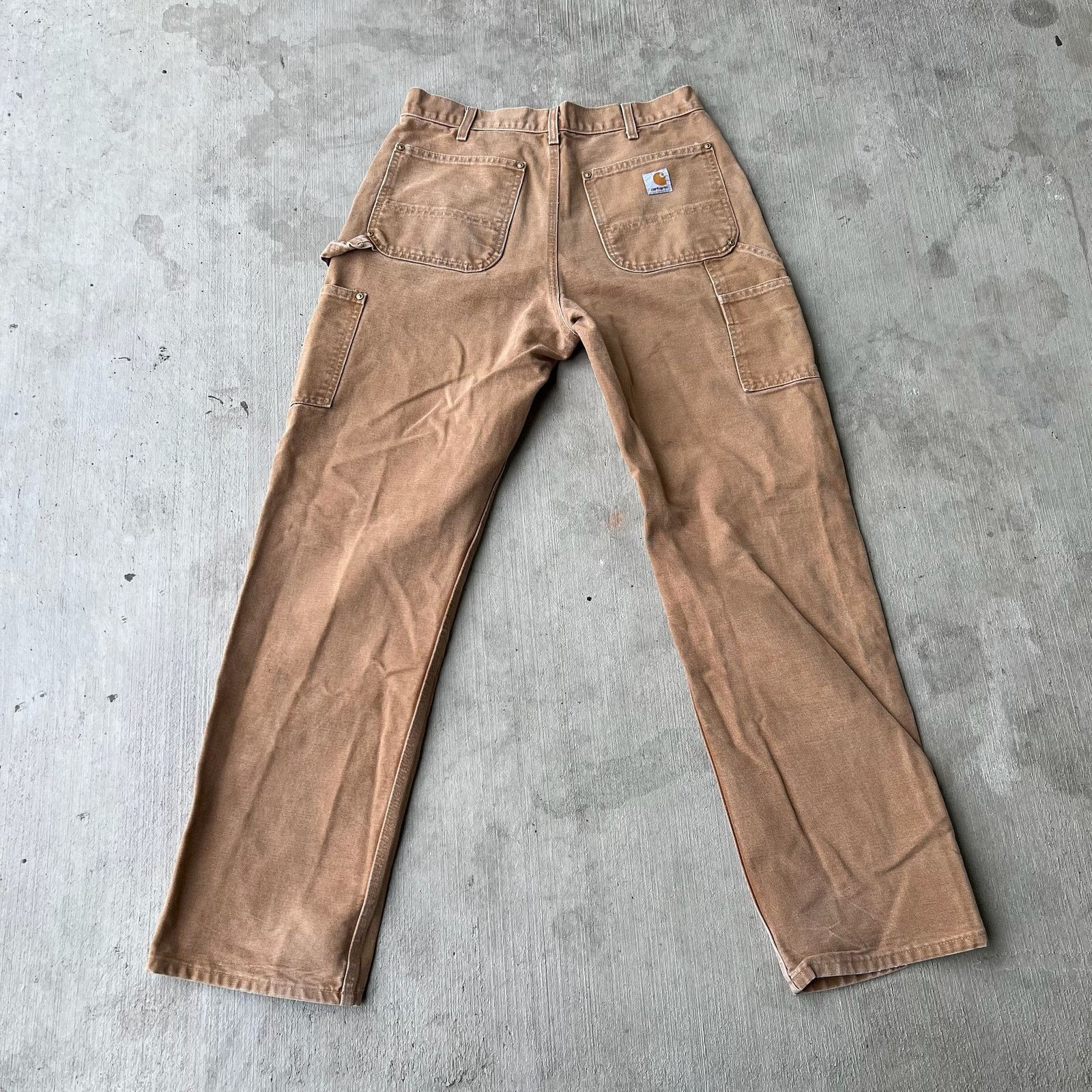 Carhartt × Vintage Carhartt brown double knee work wear carpenter pants Size US 30 / EU 46 - 4 Thumbnail