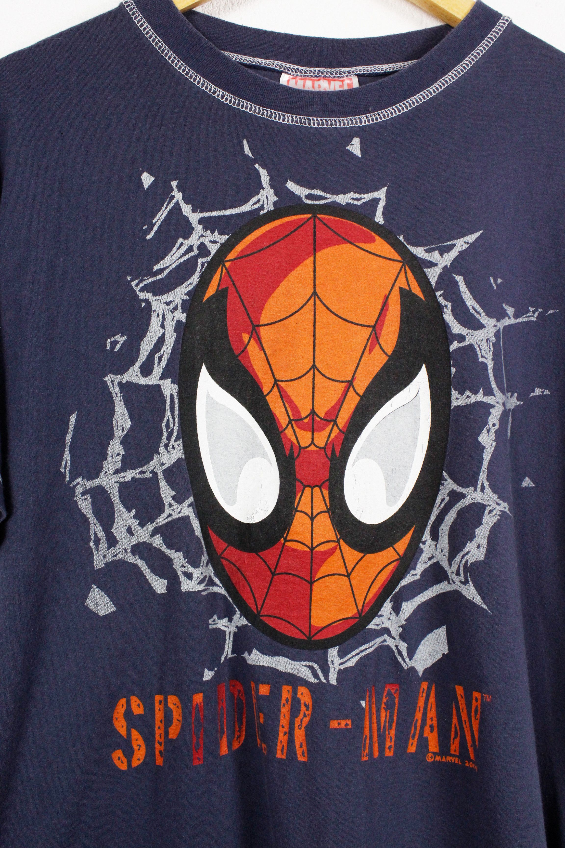 Marvel Comics Vintage Spider Man Marvel 2004 Cartoon Picture Tee Y2K Size US M / EU 48-50 / 2 - 2 Thumbnail