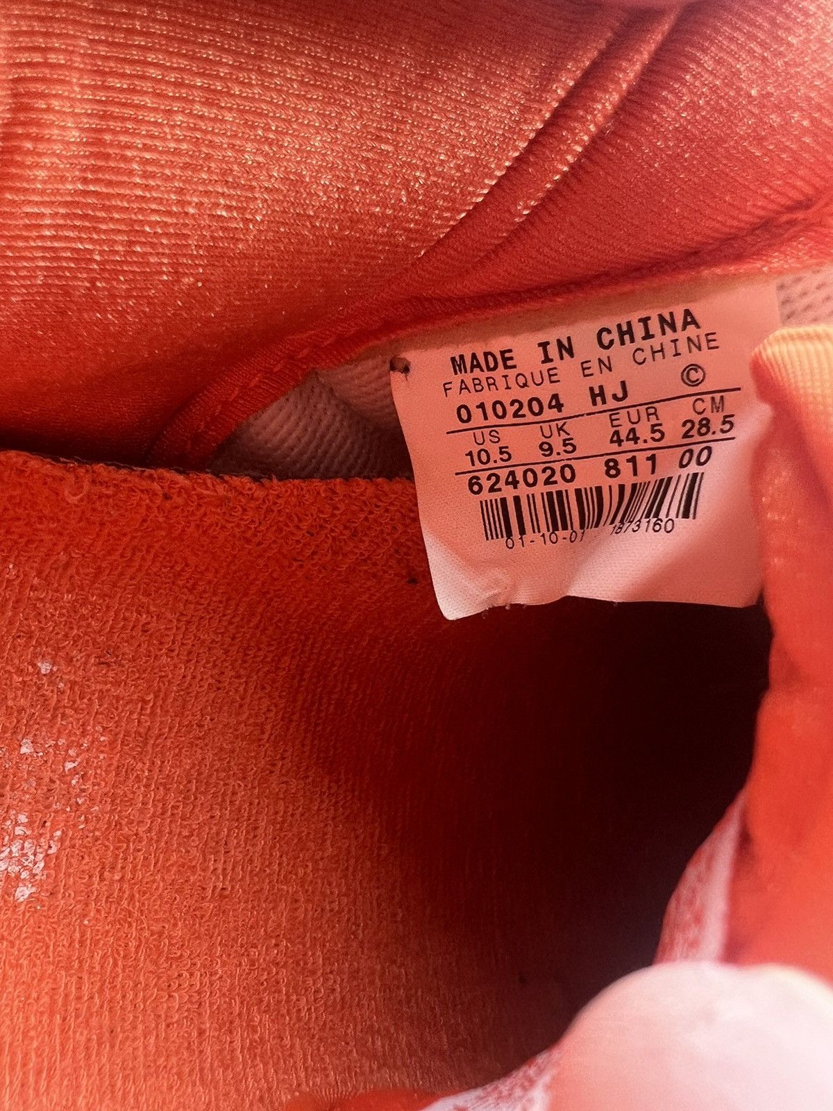 Nike Air Force 1 Canvas ‘Safety Orange’ 2001 Size US 10.5 / EU 43-44 - 6 Thumbnail