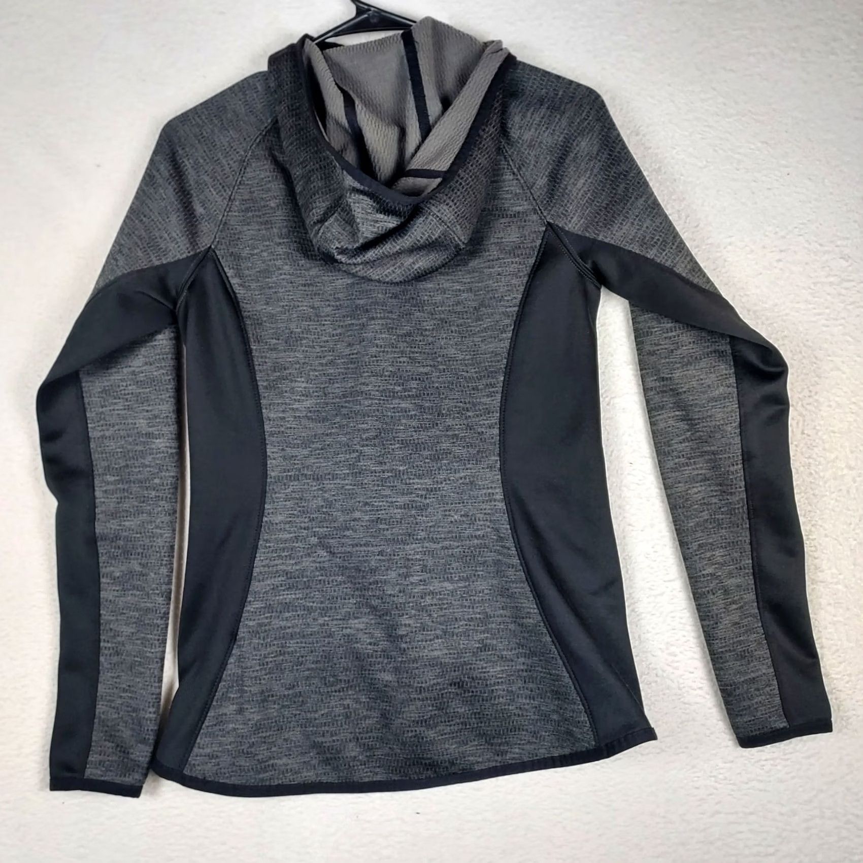 The North Face The North Face Womens S Petite Hooded Jacket Full Zip Gray Outdoor Jacket Size S / US 4 / IT 40 - 2 Thumbnail