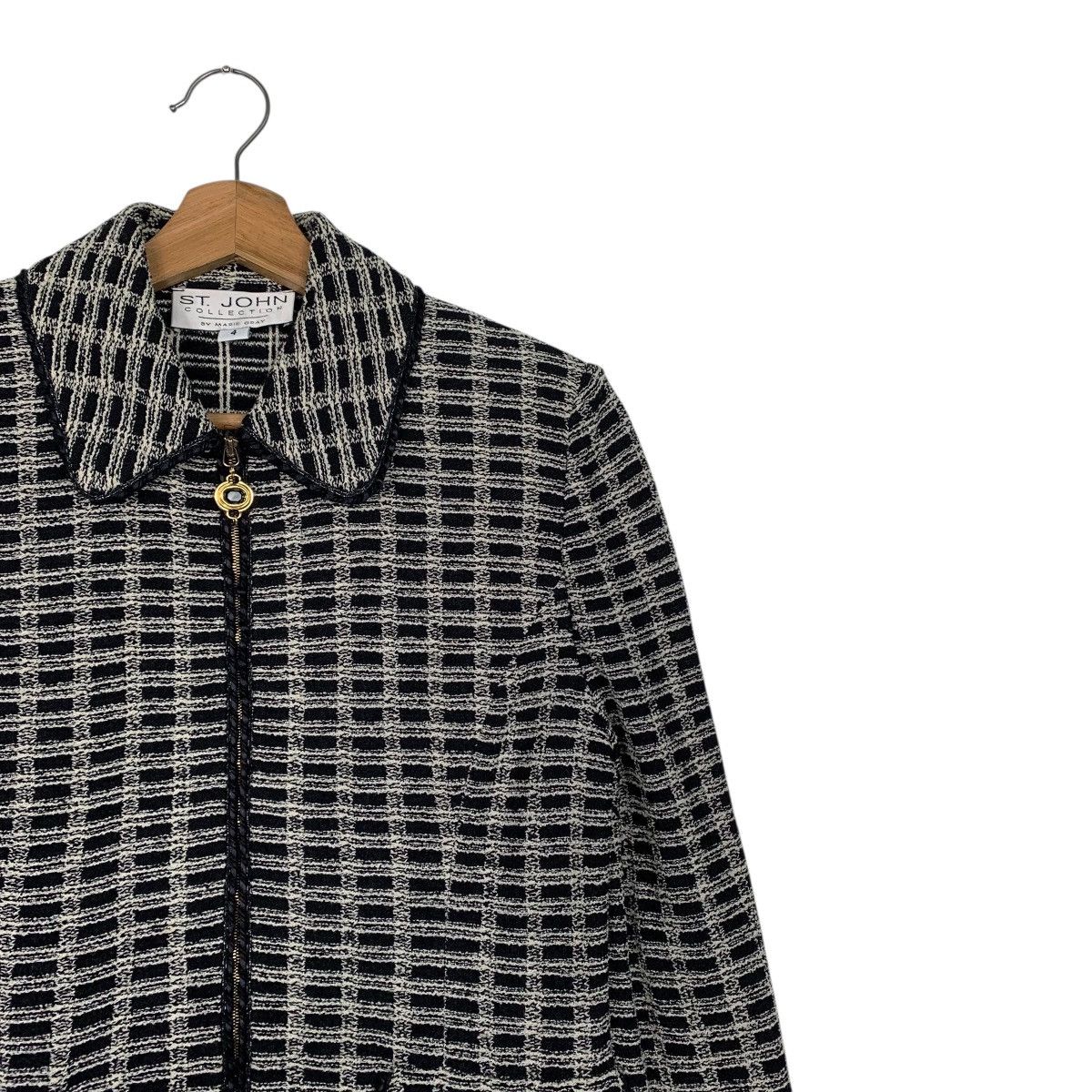 Other St John Collection By Marie Gray Checkered Jacket Size S / US 4 / IT 40 - 5 Thumbnail