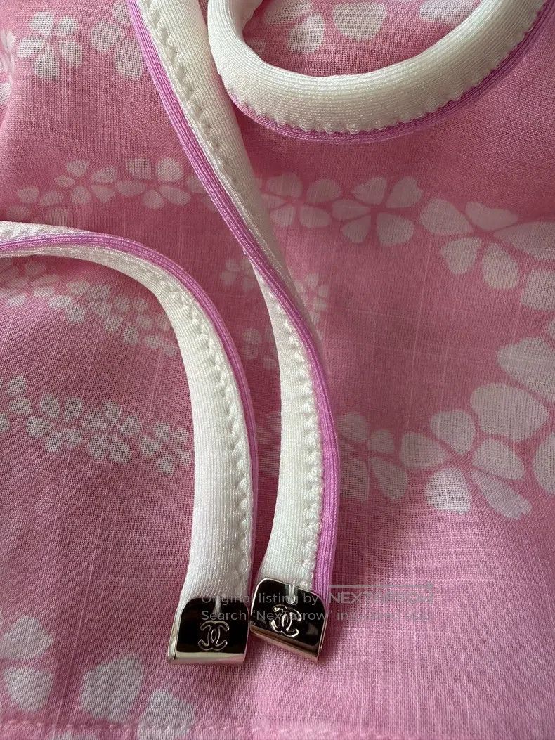 Chanel Chanel Pink strap-up vest Size XS / US 0-2 / IT 36-38 - 4 Thumbnail