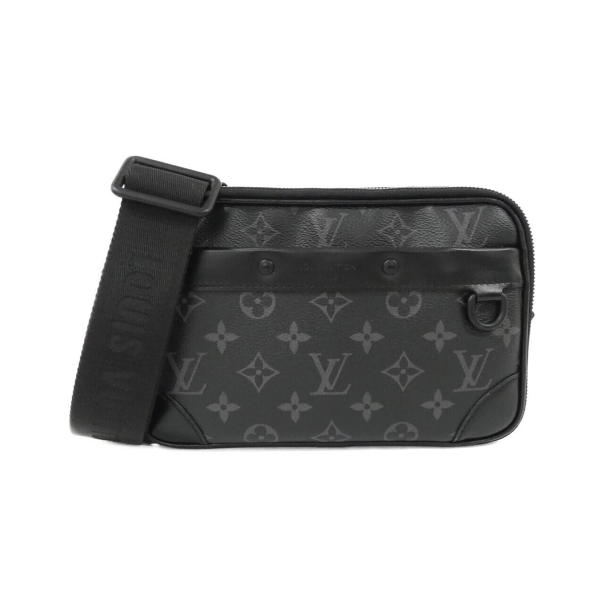 Louis Vuitton Monogram Eclipse Alpha Messenger M46955 Shoulder Bag in Black, Women's