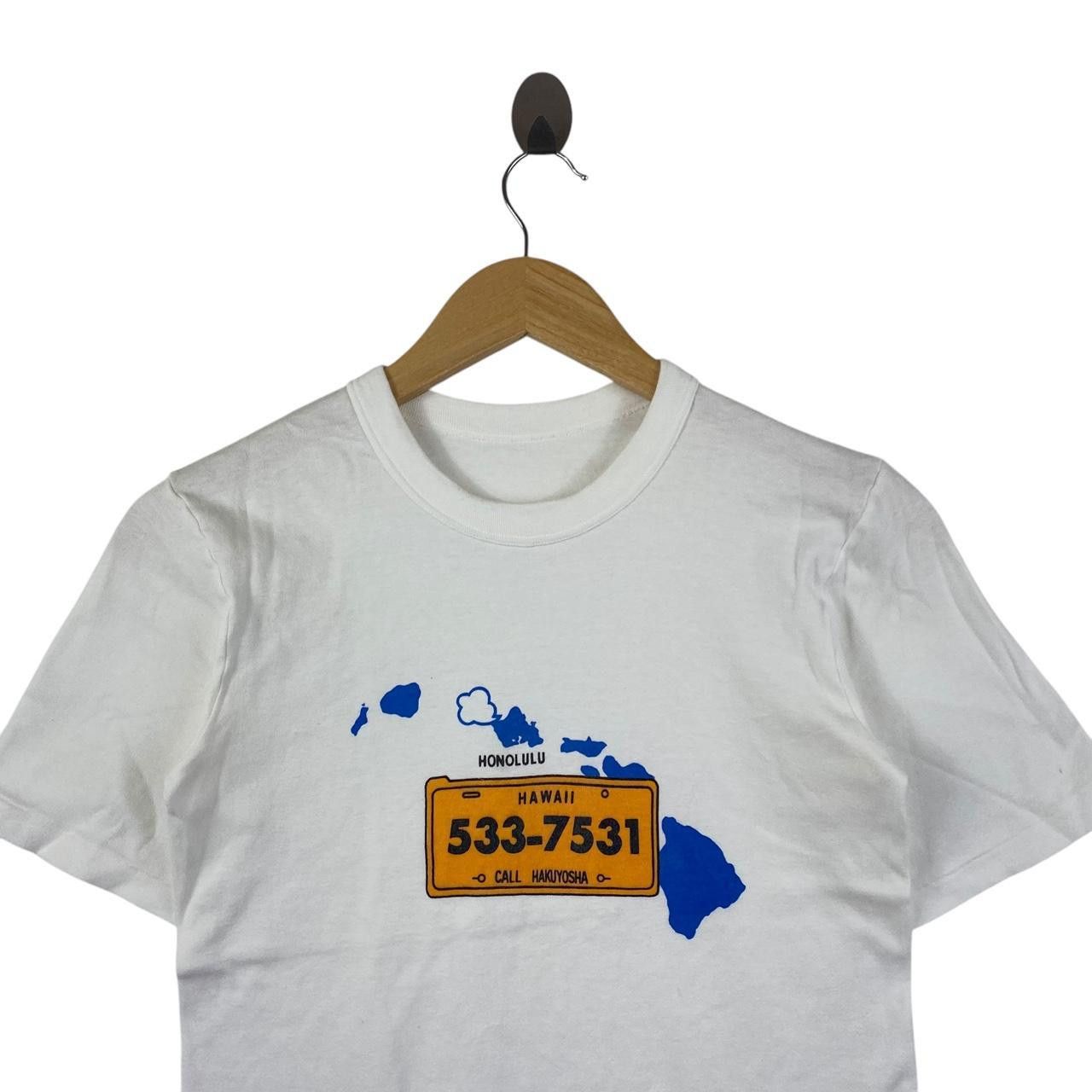 Vintage Vintage 80’ HAWAII HONOLULU HAKUYOSHA Call Promo Tee Shirt Size XS / US 0-2 / IT 36-38 - 2 Thumbnail