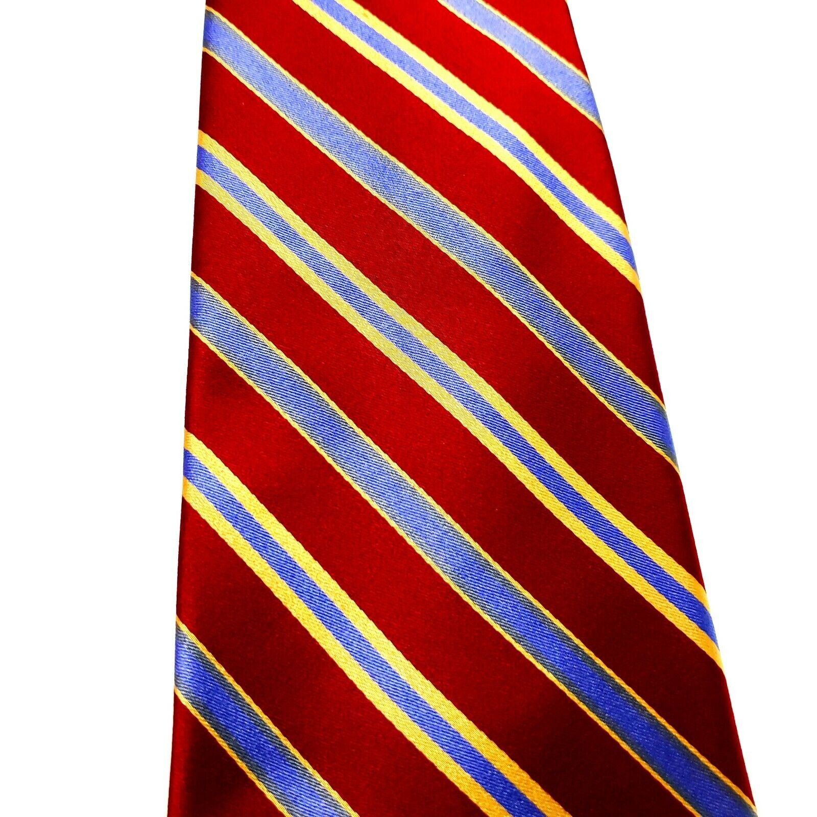 Nordstrom Nordstrom Best Of Class Nordstrom Silk Tie Red Striped Wide Size ONE SIZE - 2 Thumbnail