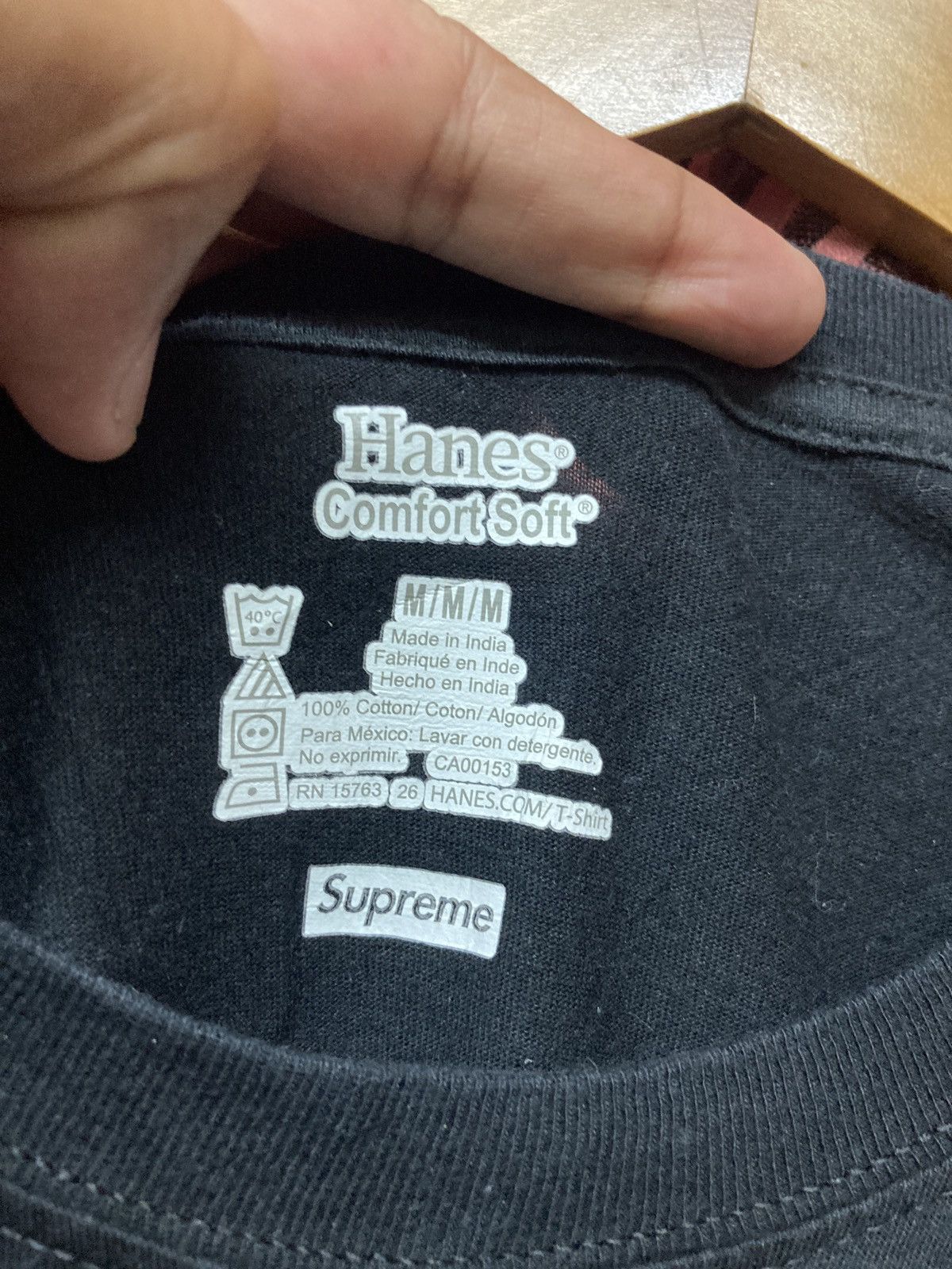 Hanes VINTAGE HANES X SUPREME TEE Size US M / EU 48-50 / 2 - 4 Thumbnail