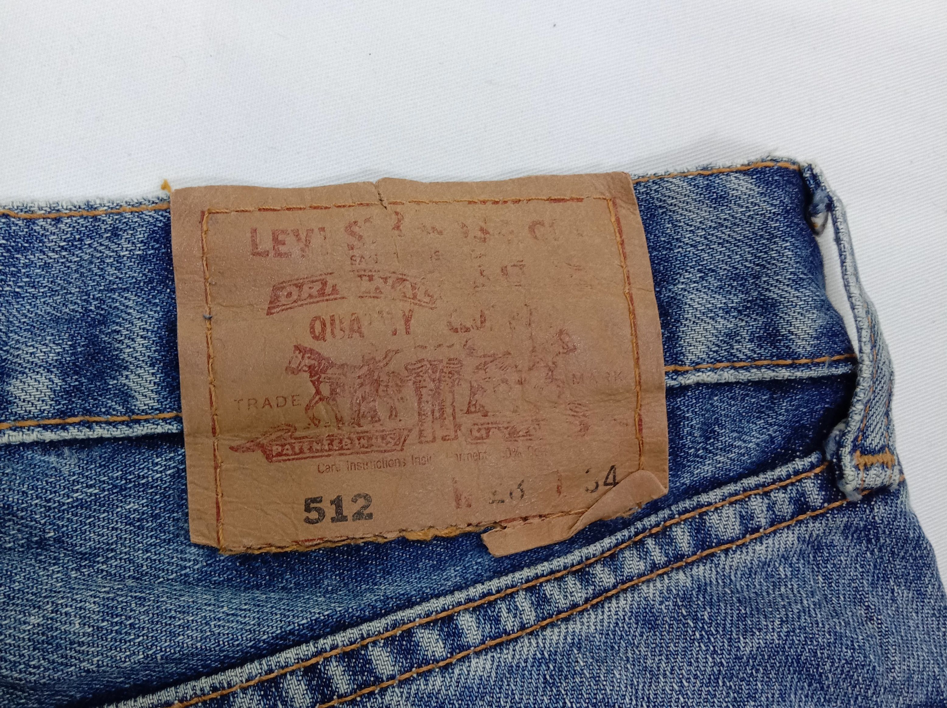 Levi's Vintage 90s Levi's 512 Jeans Size 28" / US 6 / IT 42 - 12 Thumbnail