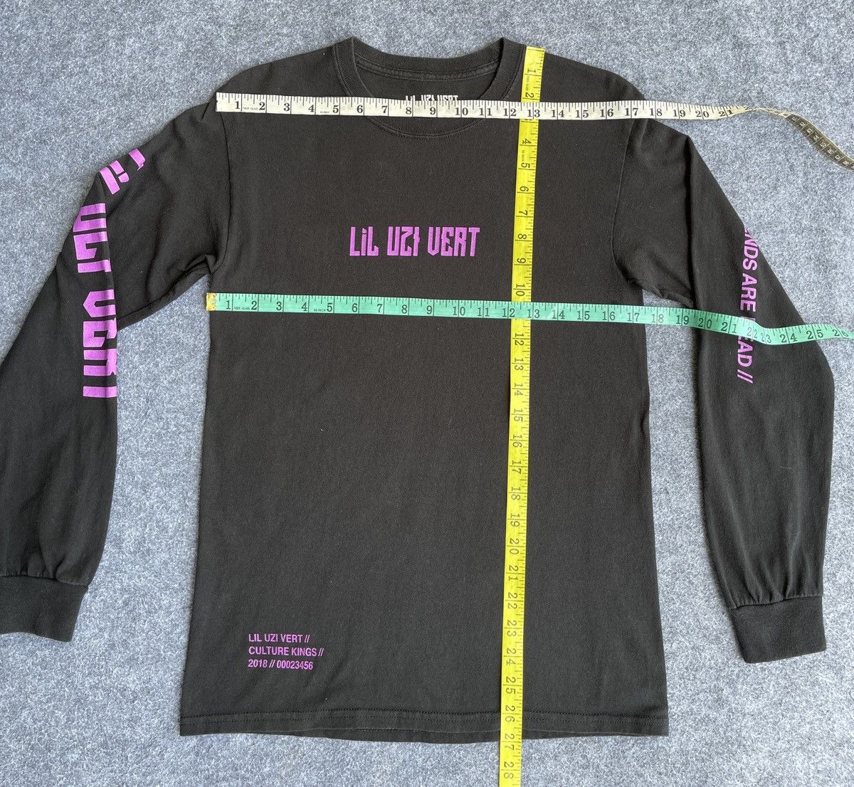 Lil Uzi Vert AW18🔥LIL UZI VERT✖️Culture King🔥Long Sleeve Tee Size US S / EU 44-46 / 1 - 12 Thumbnail