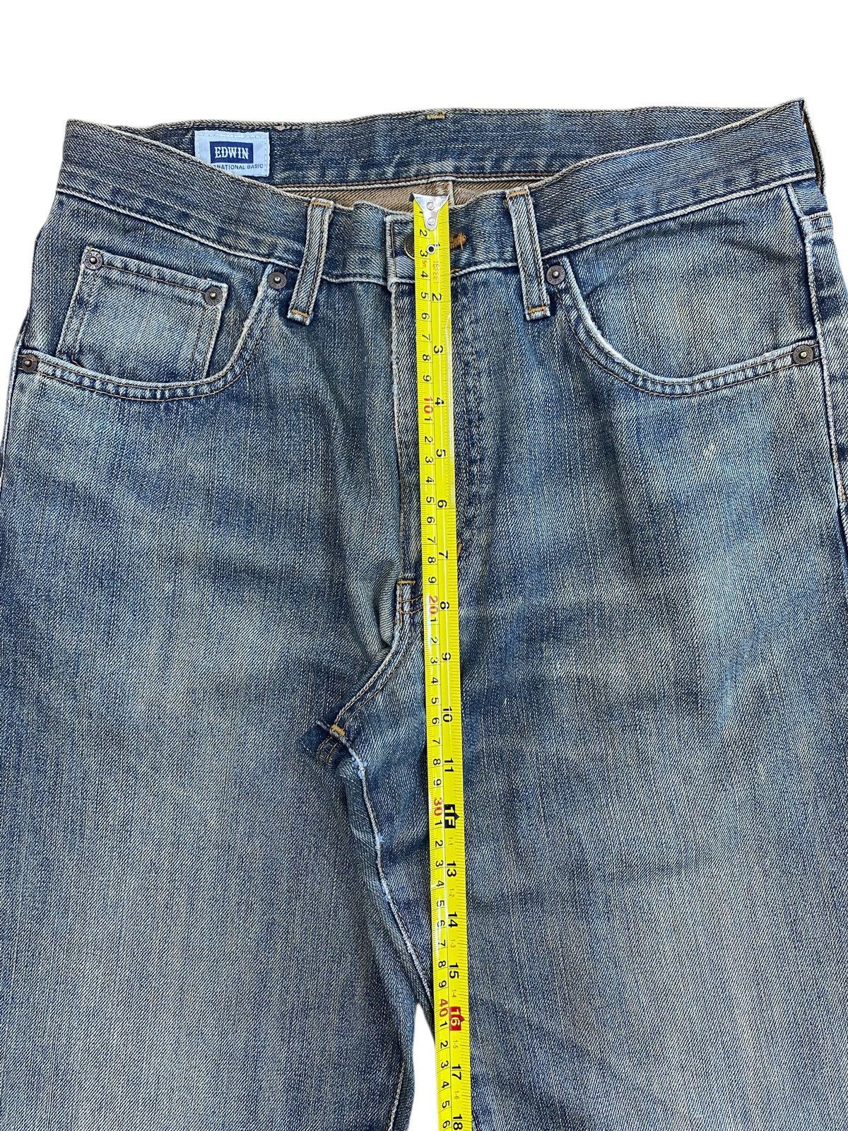 Edwin Edwin Brand Faded Wash Ripped Style Loose Jeans Size US 30 / EU 46 - 10 Thumbnail